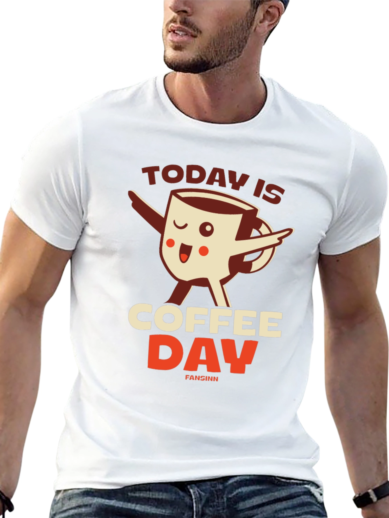 Coffee Day Graphic Tee - Unisex Crew Neck