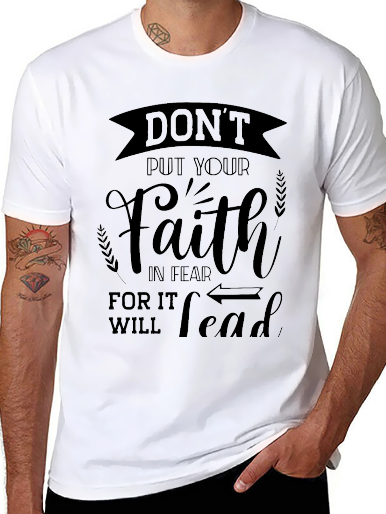 Faith Over Fear Graphic T-Shirt