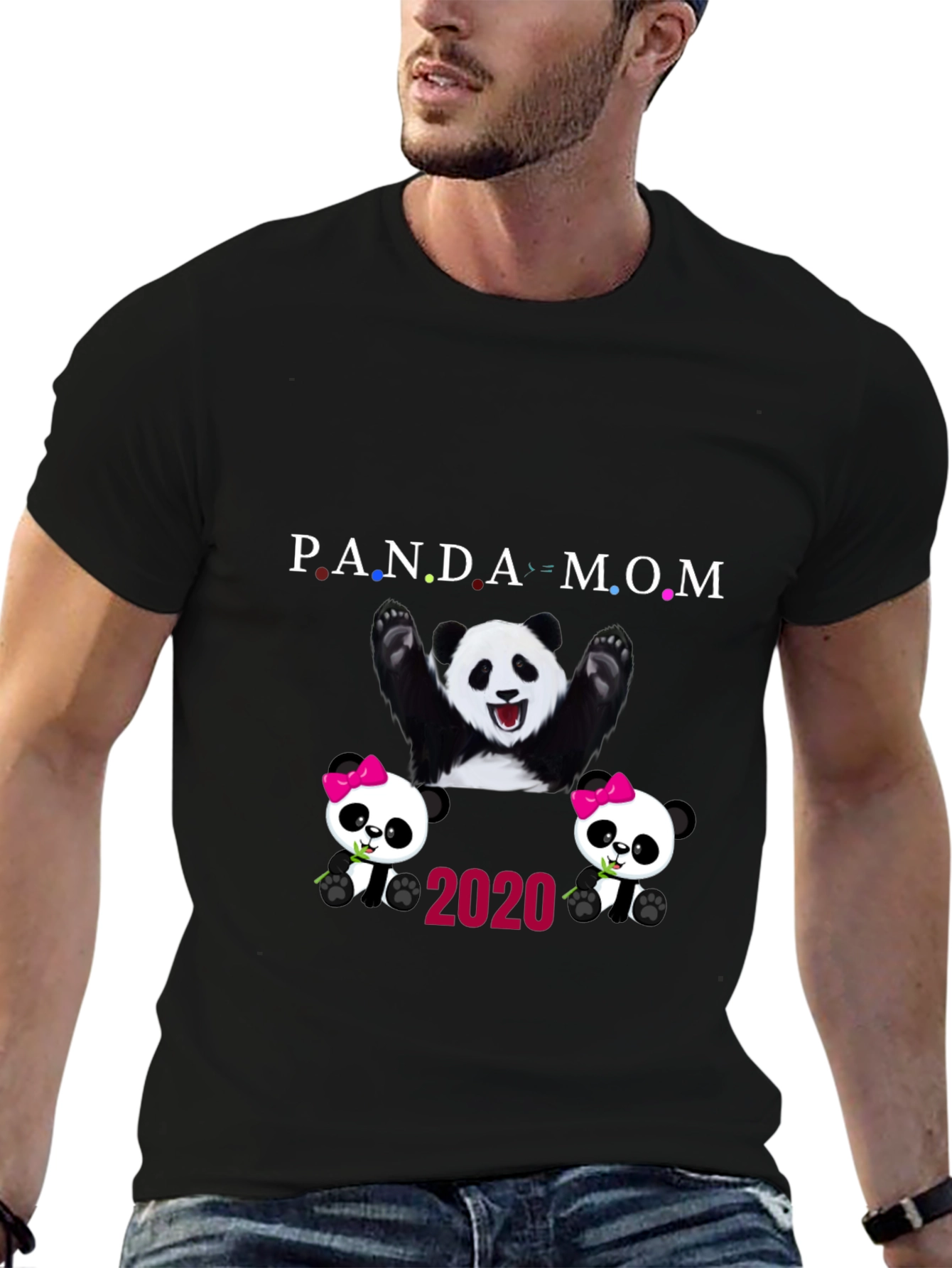 Panda Mom 2020 Graphic T-Shirt