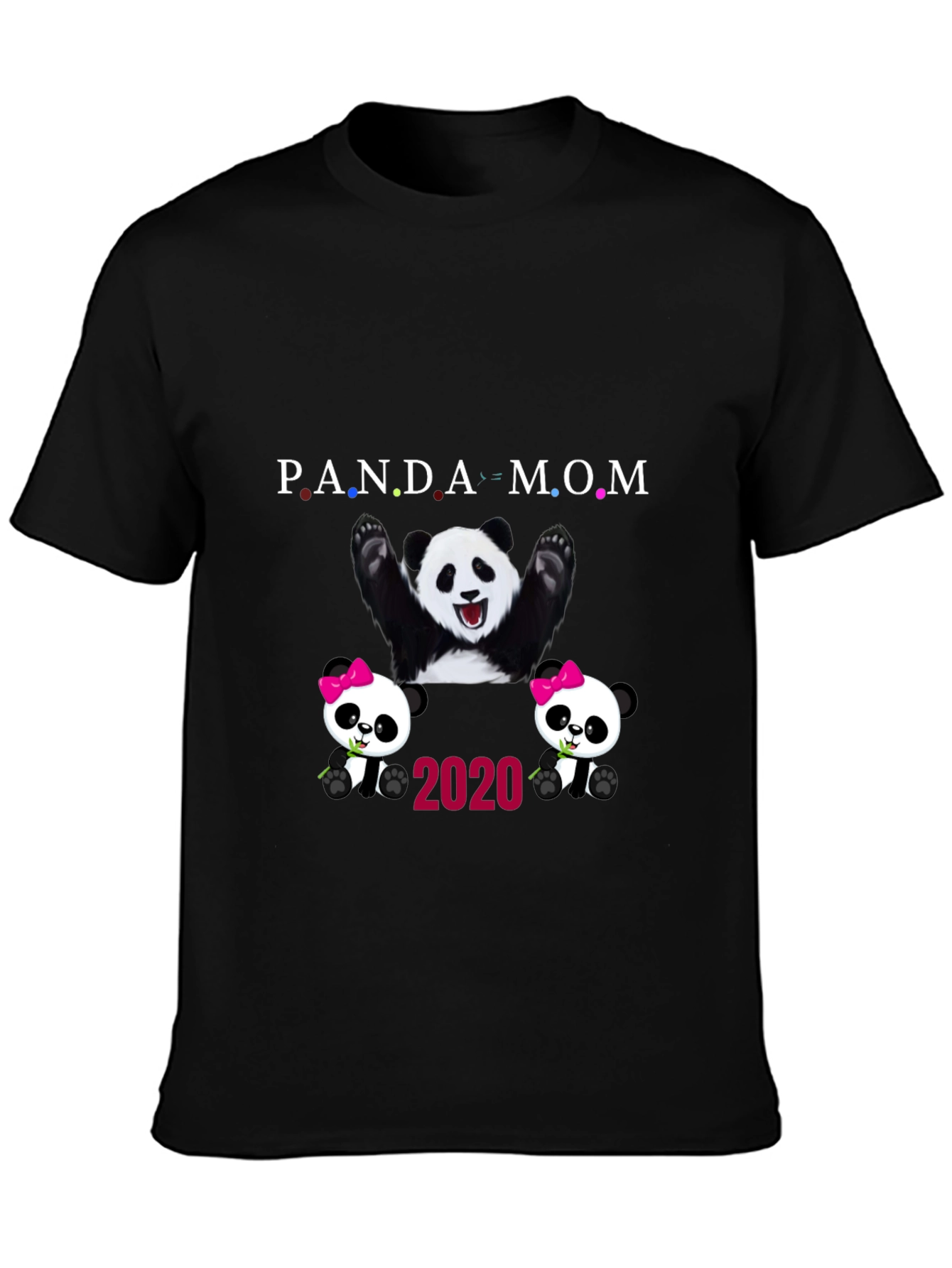 Panda Mom 2020 Graphic T-Shirt