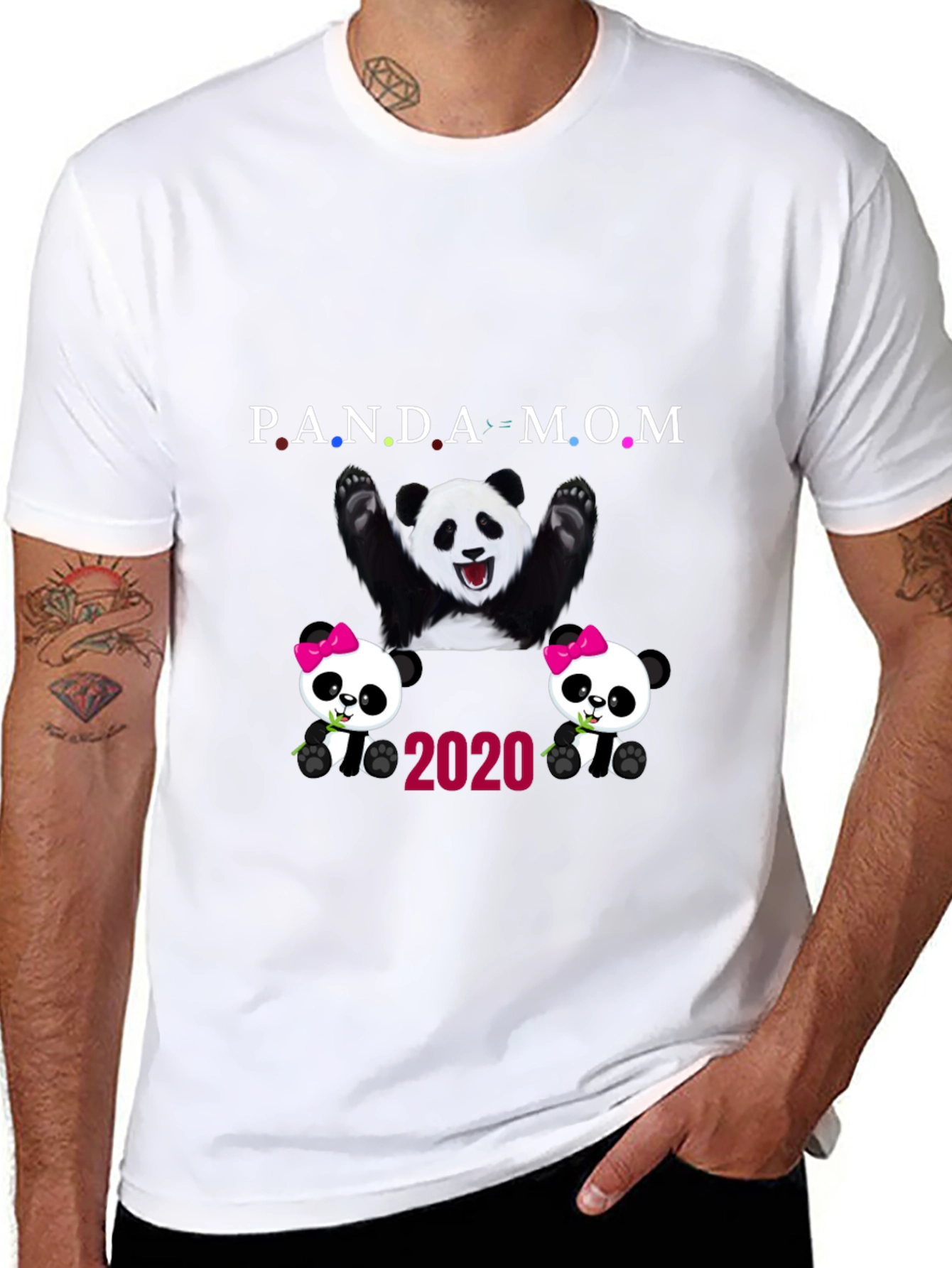 Panda Mom 2020 Graphic T-Shirt