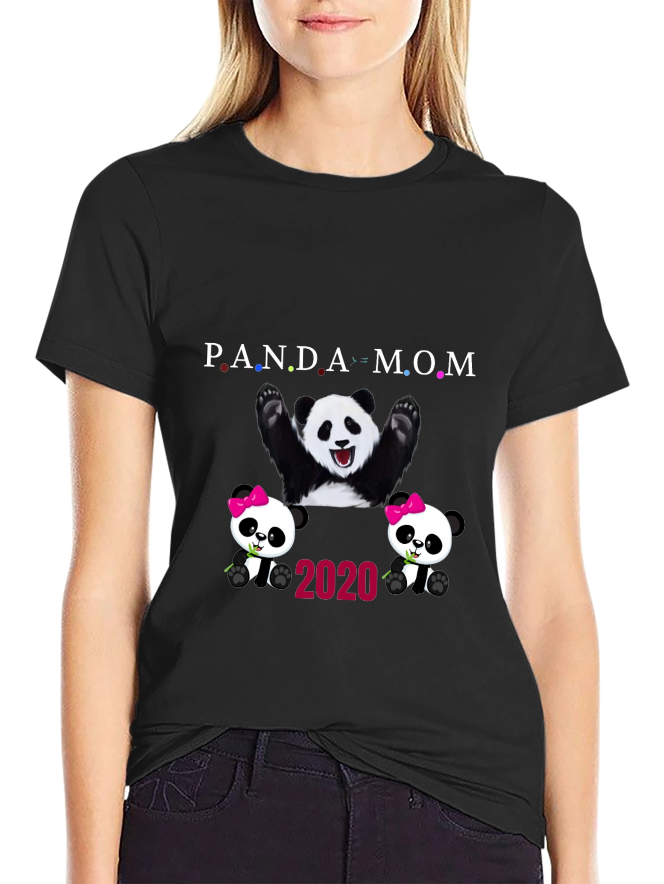 Panda Mom 2020 Graphic T-Shirt