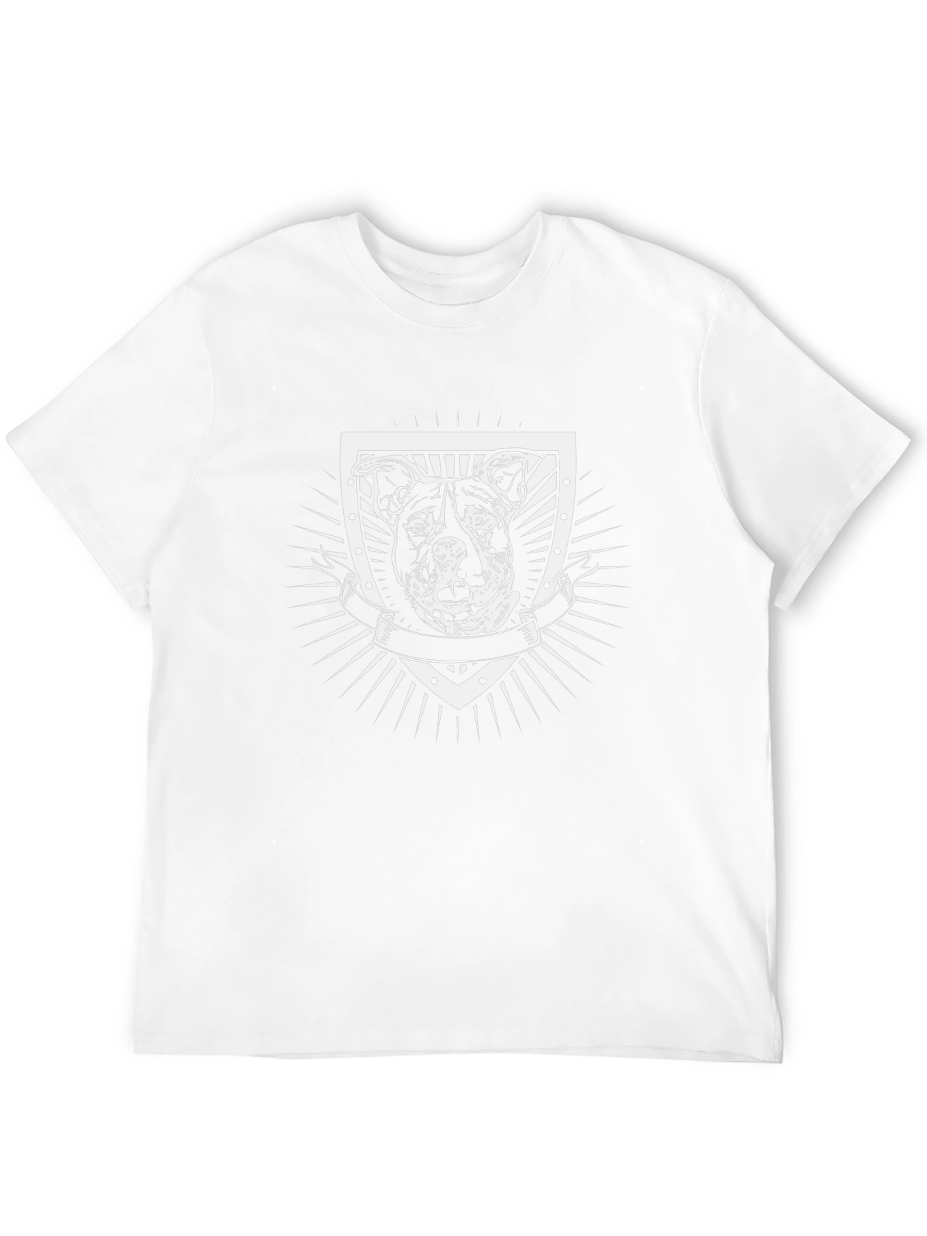 Dog Graphic Tee - Black Cotton Blend