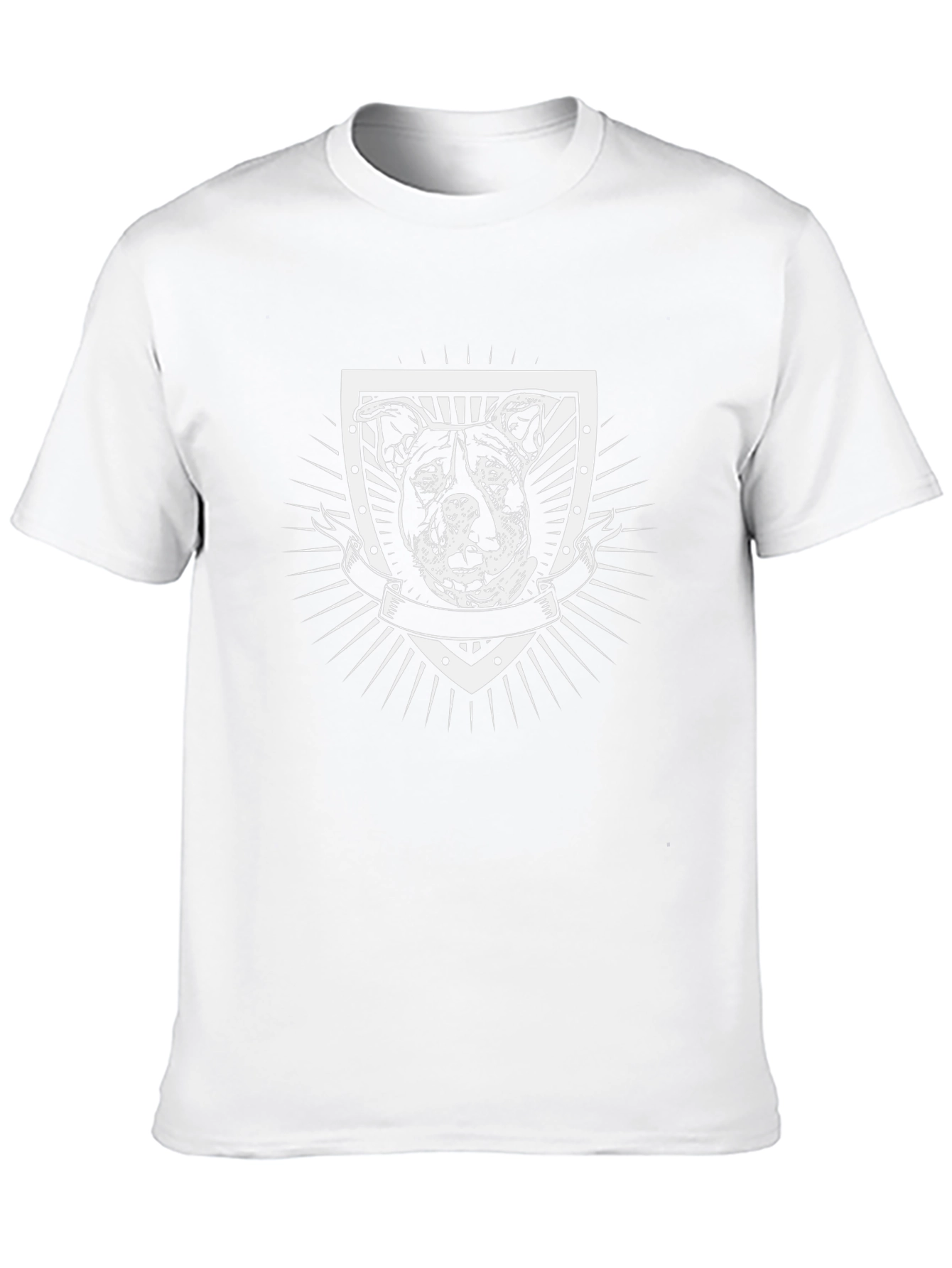 Dog Graphic Tee - Black Cotton Blend