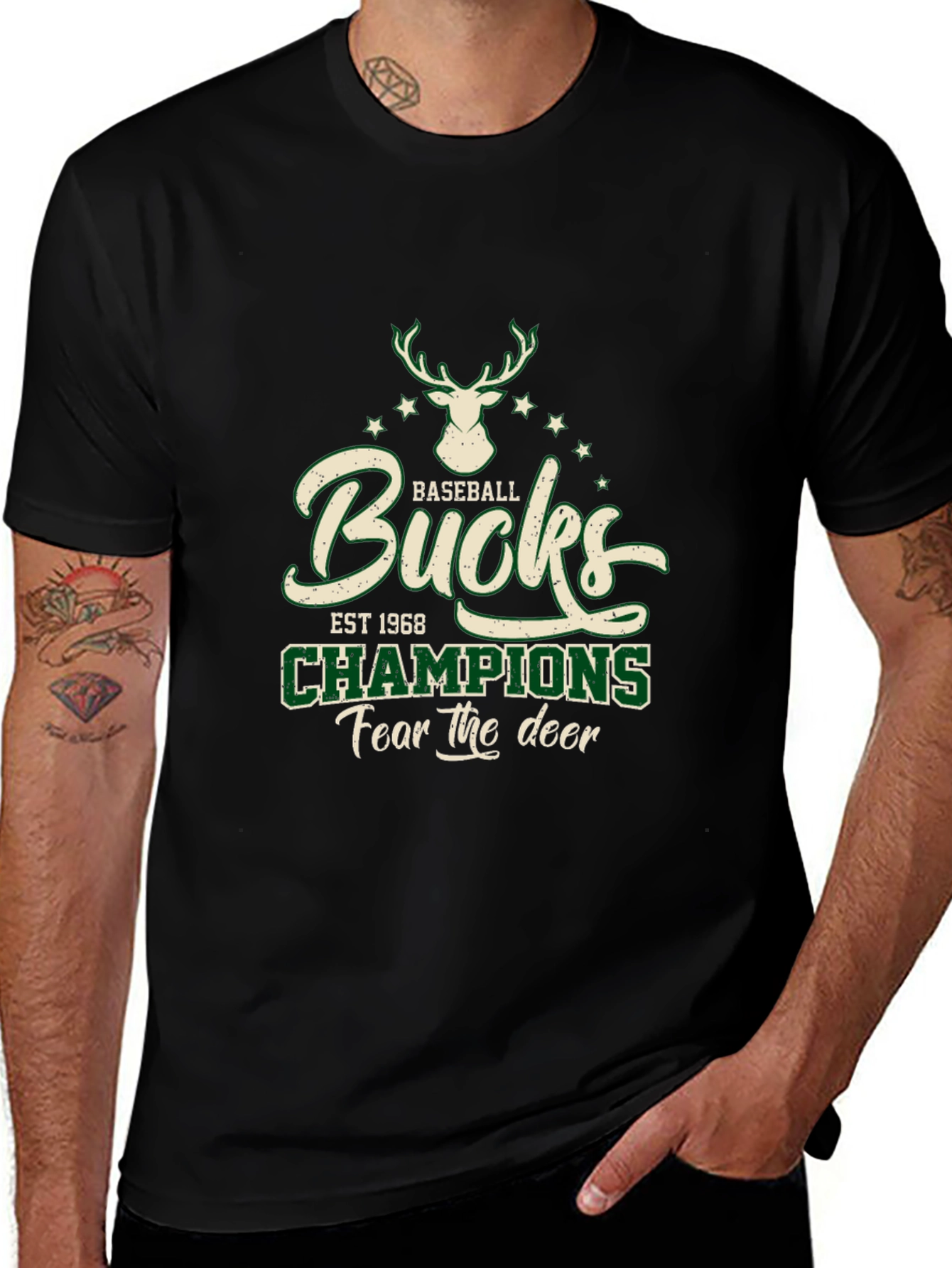 Bucks Champions T-Shirt - Fear the Deer!