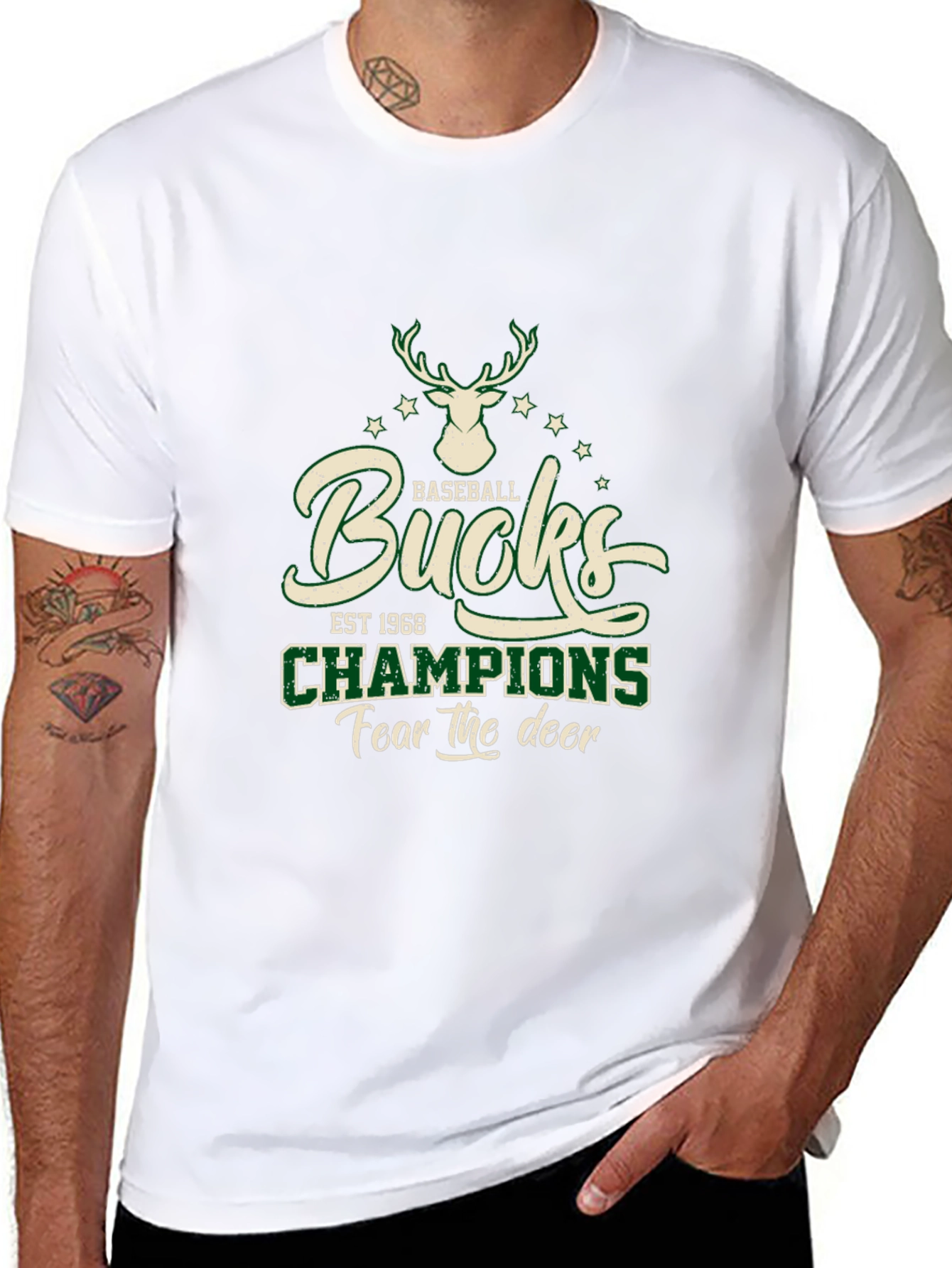 Bucks Champions T-Shirt - Fear the Deer!