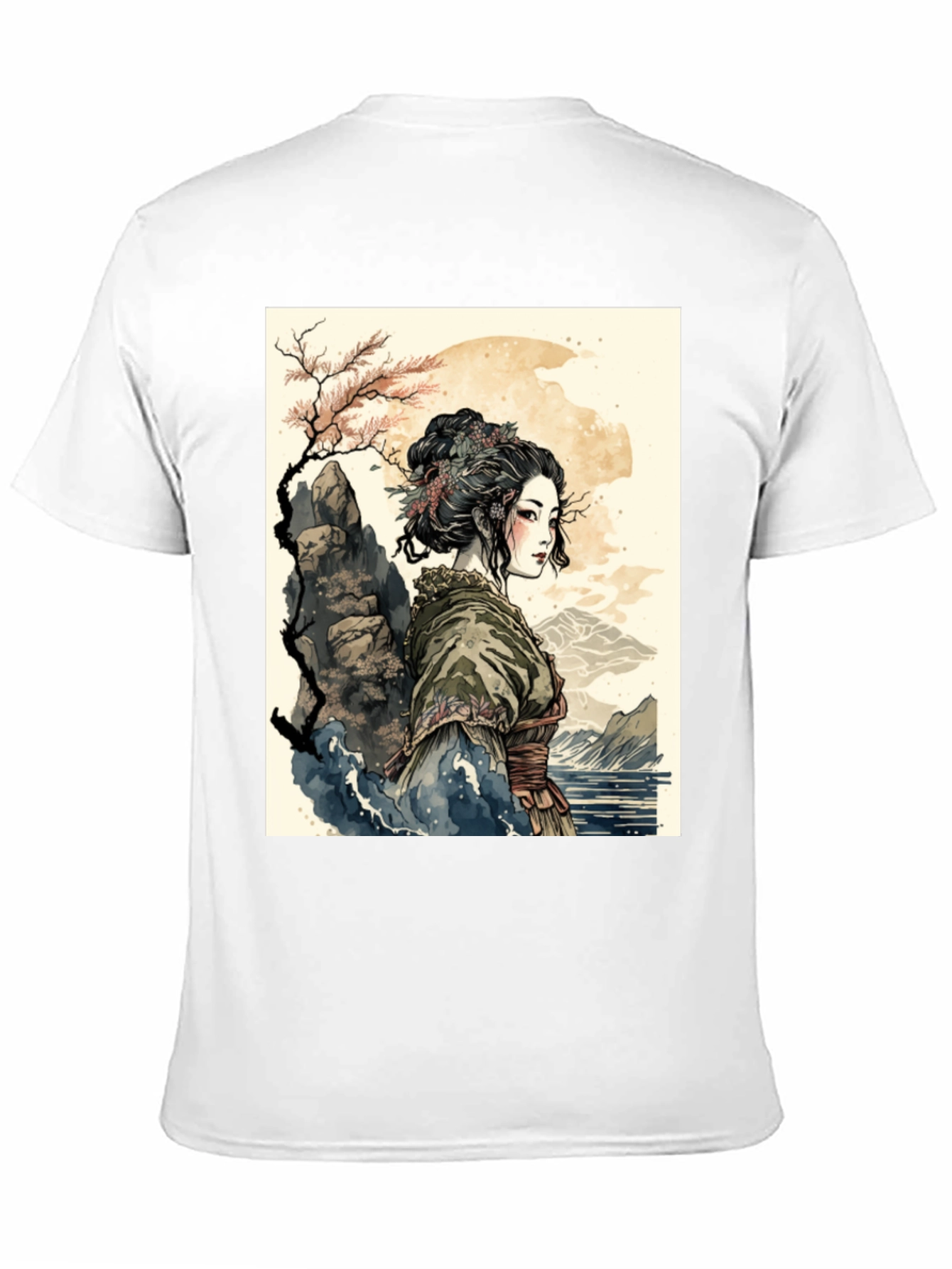 Geisha Art T-Shirt - Unique Graphic Tee