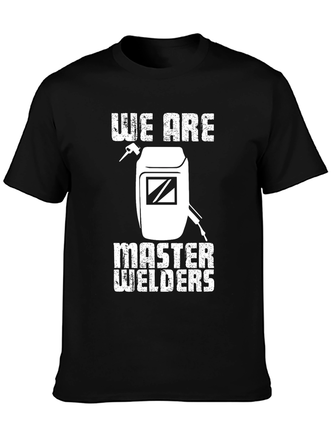 Master Welders T-Shirt - Black Cotton Crew Neck