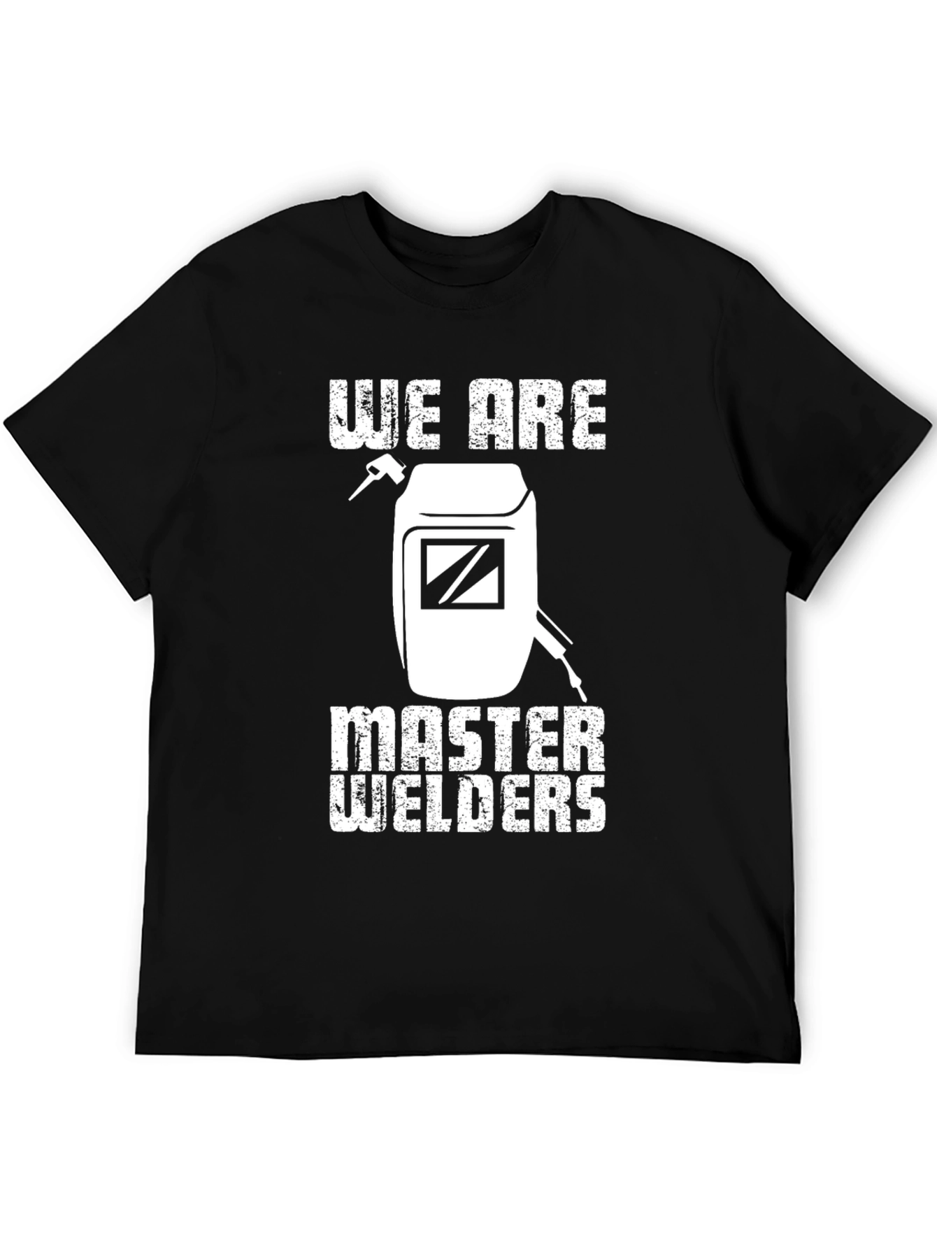 Master Welders T-Shirt - Black Cotton Crew Neck