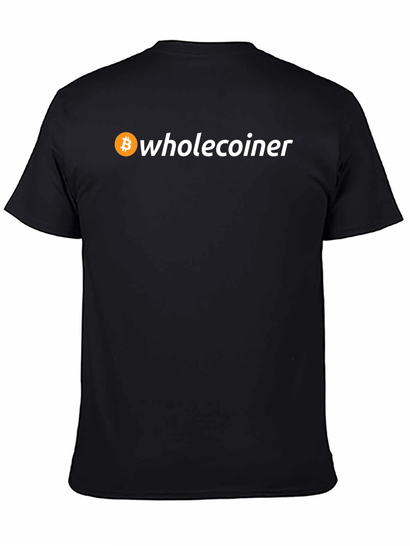 Wholecoiner Bitcoin Crypto T-Shirt - Black
