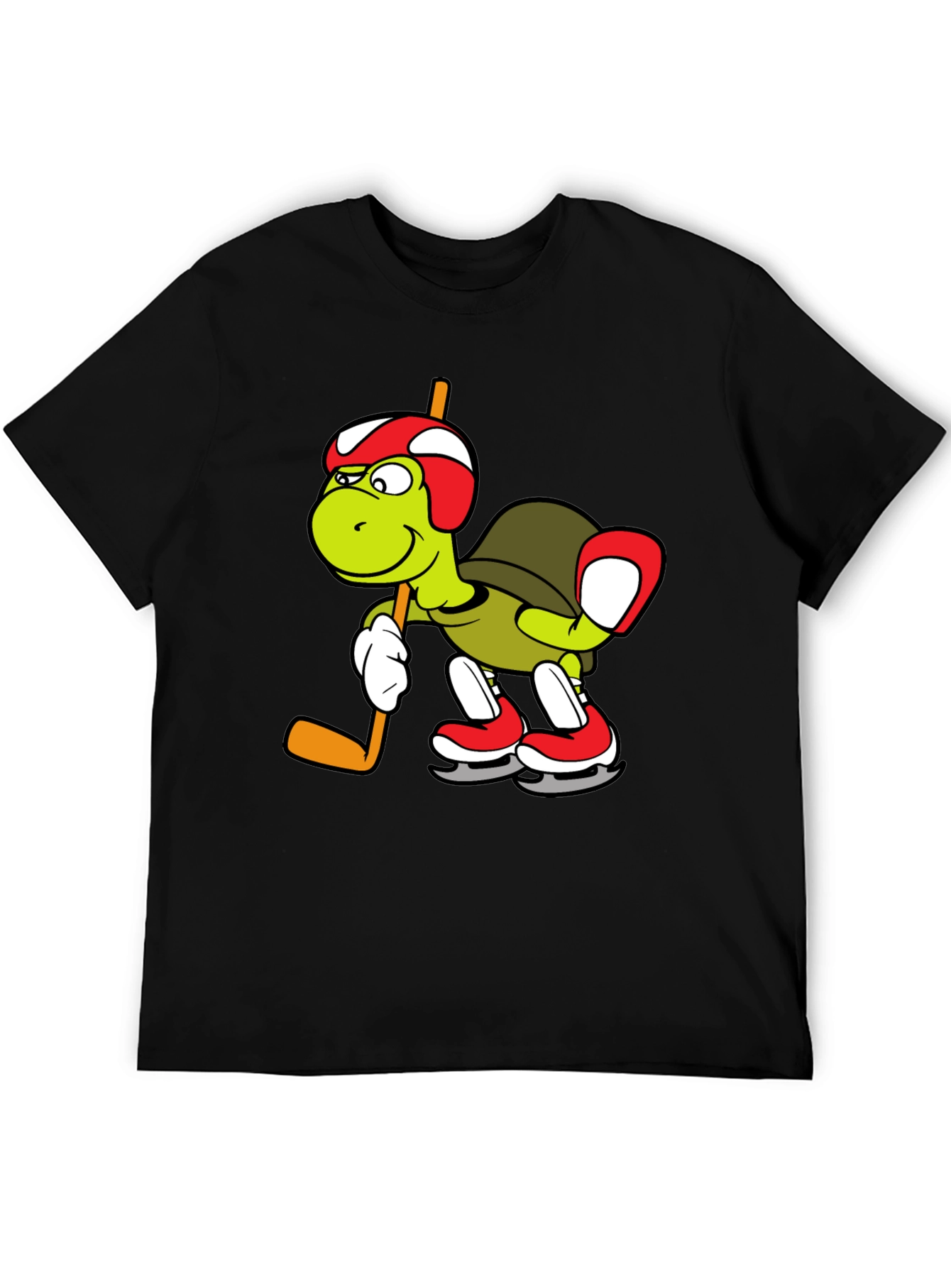 Turtle Hockey Player Graphic Tee