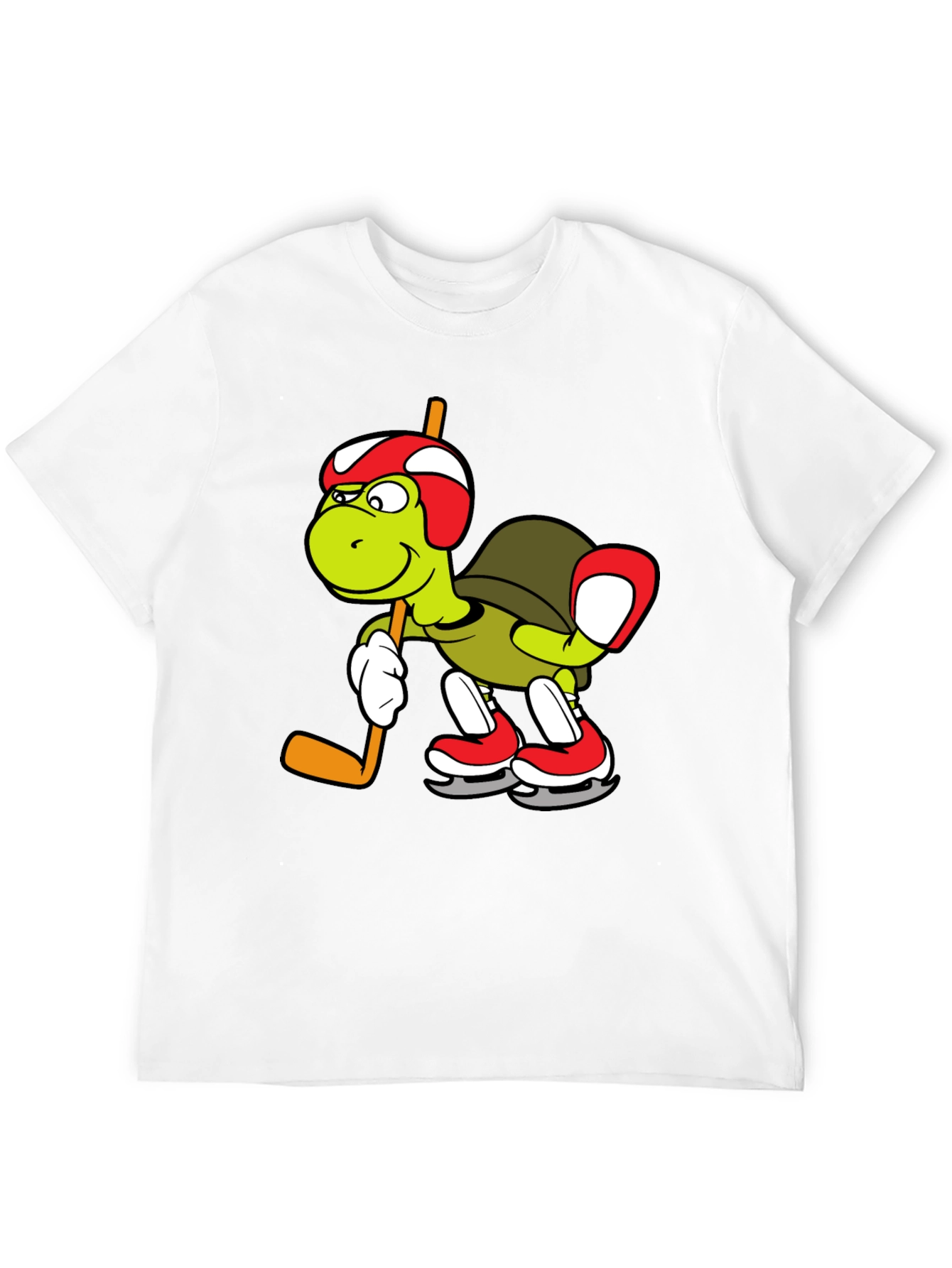 Turtle Hockey Player Graphic Tee