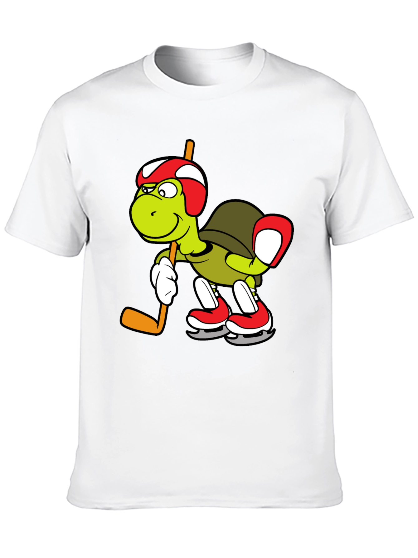 Turtle Hockey Player Graphic Tee