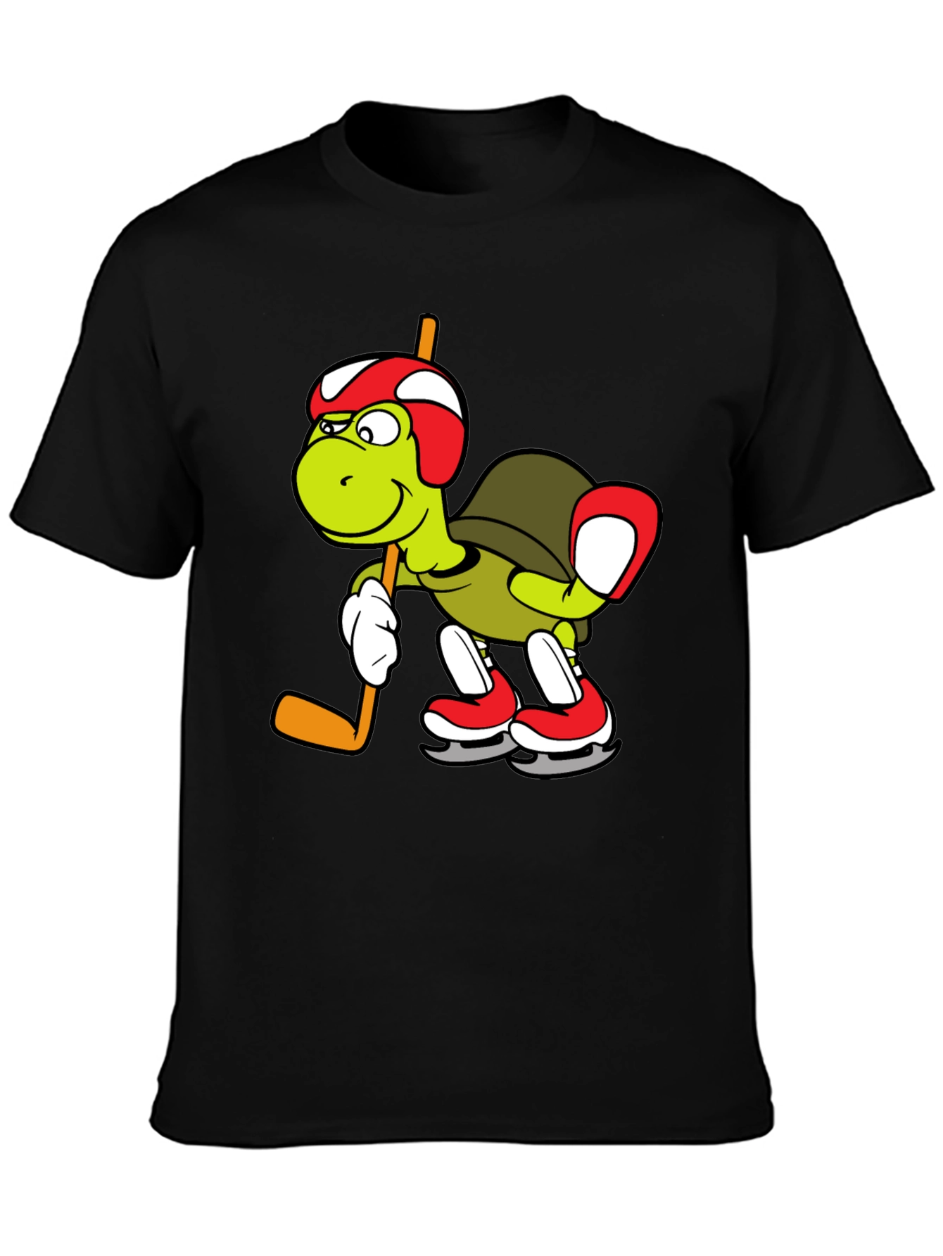 Turtle Hockey Player Graphic Tee