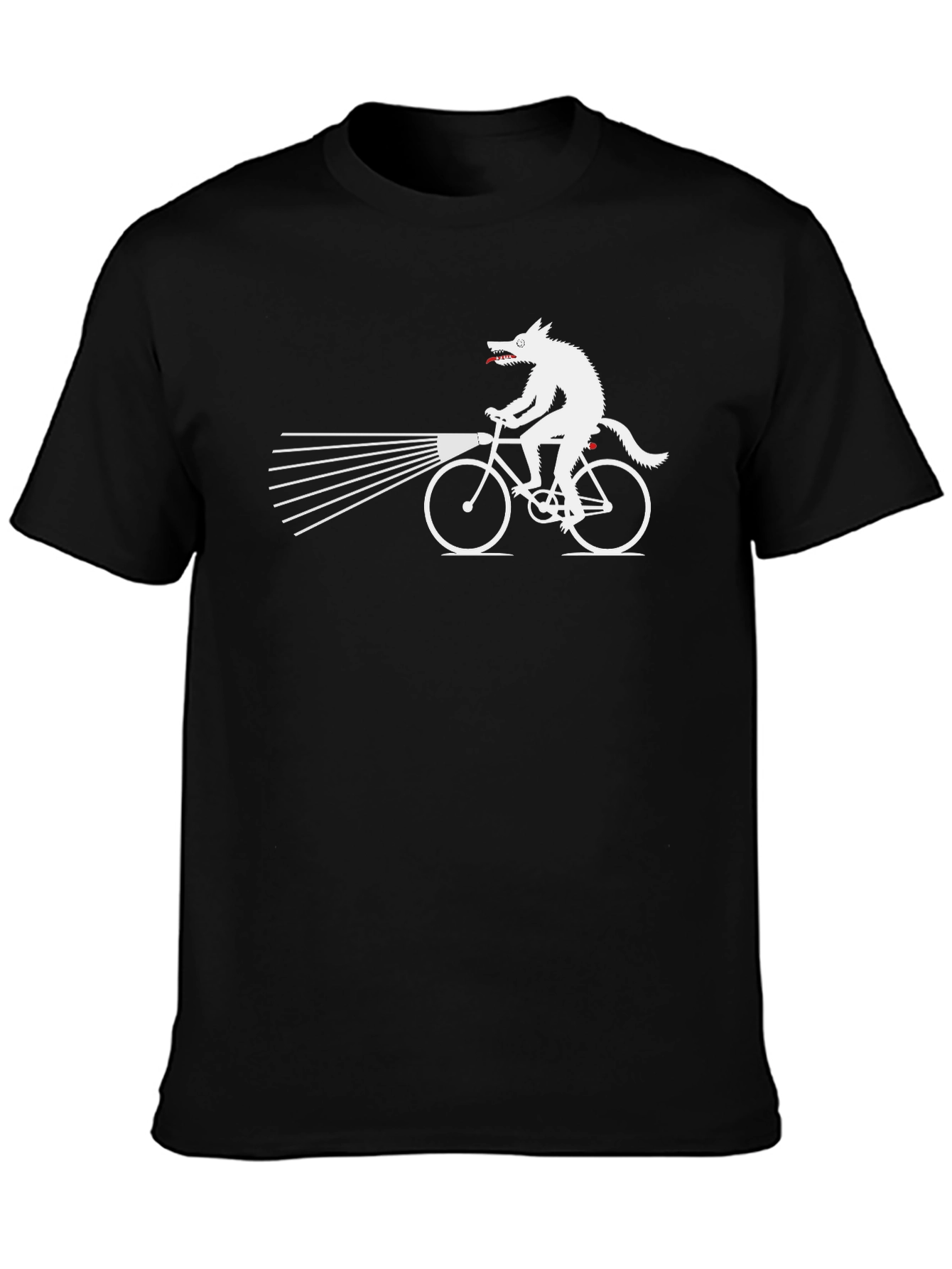 Wolf on Bike T-Shirt