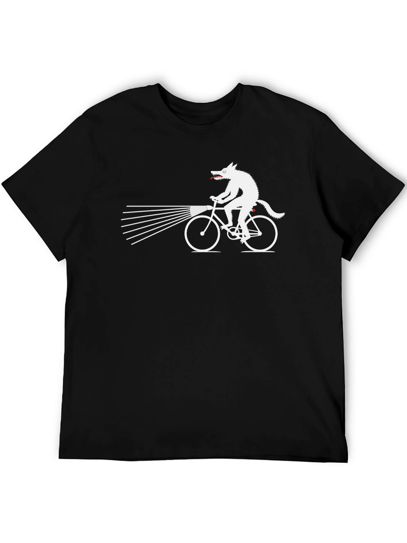 Wolf on Bike T-Shirt