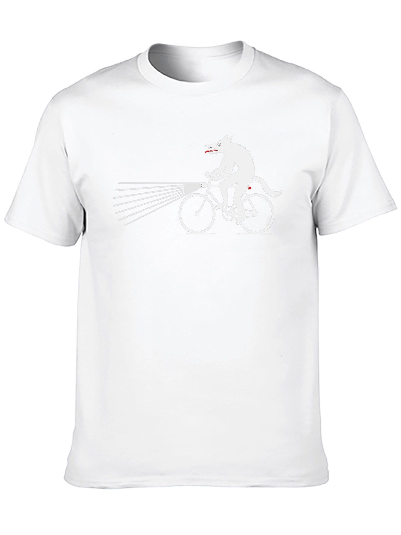 Wolf on Bike T-Shirt