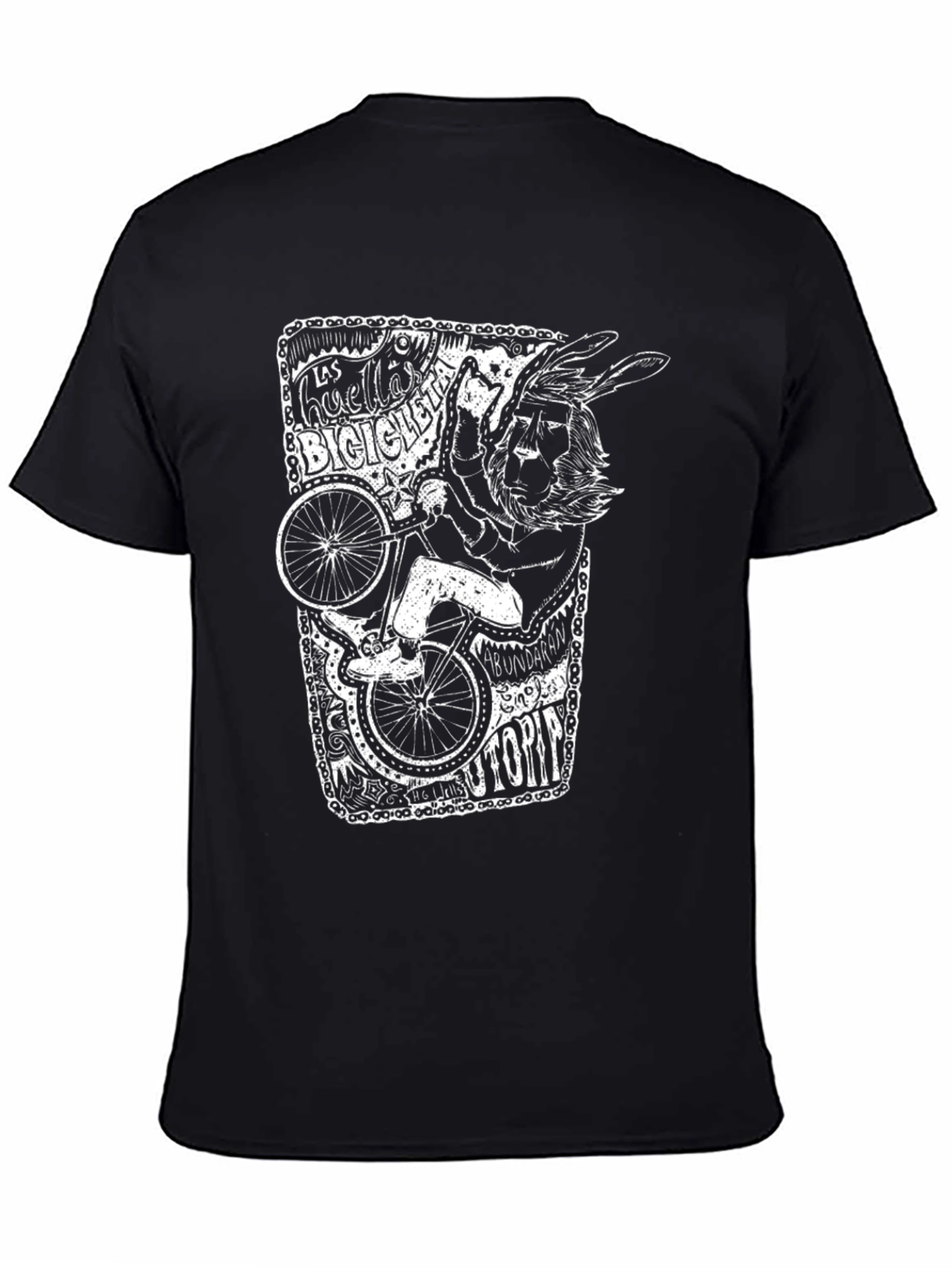 Unique Graphic T-Shirt - Bicycle Art