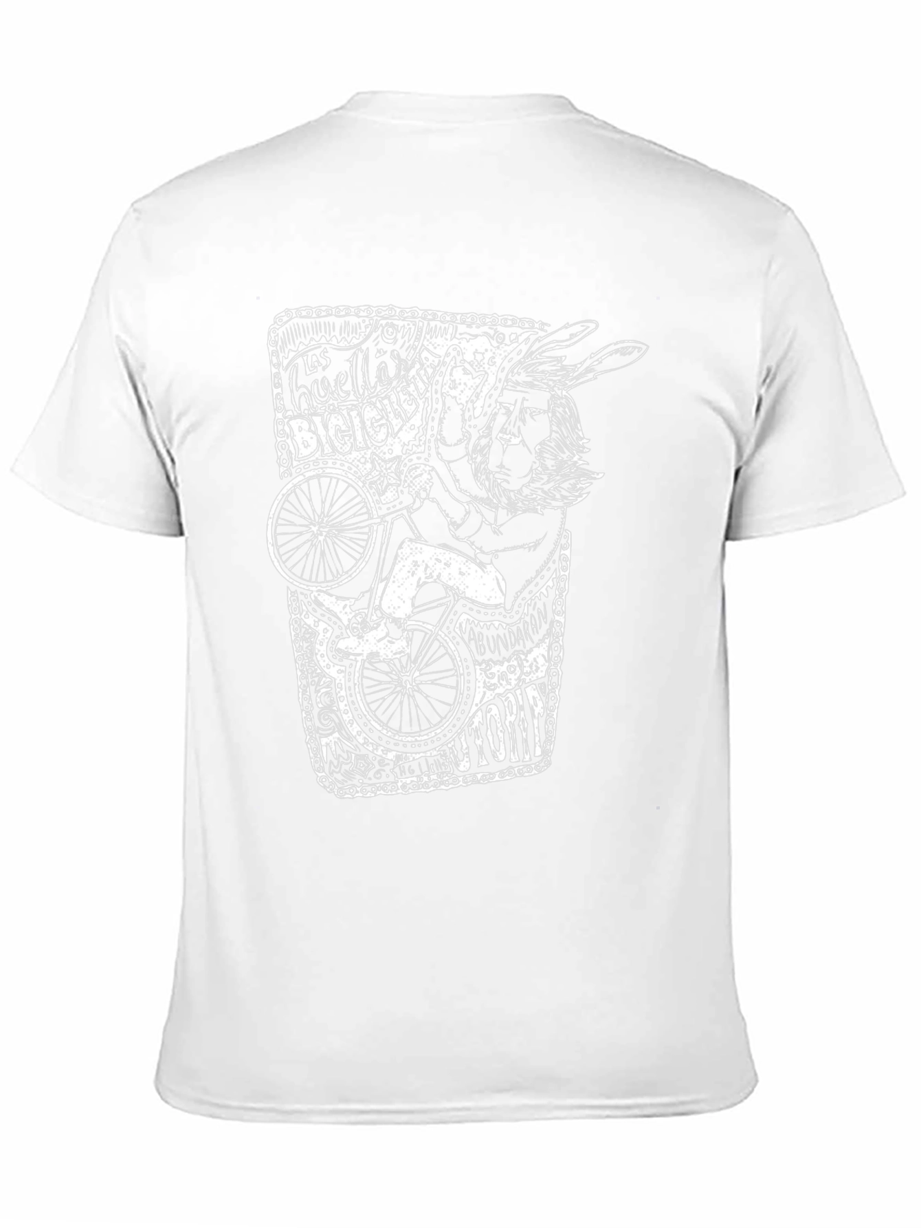 Unique Graphic T-Shirt - Bicycle Art