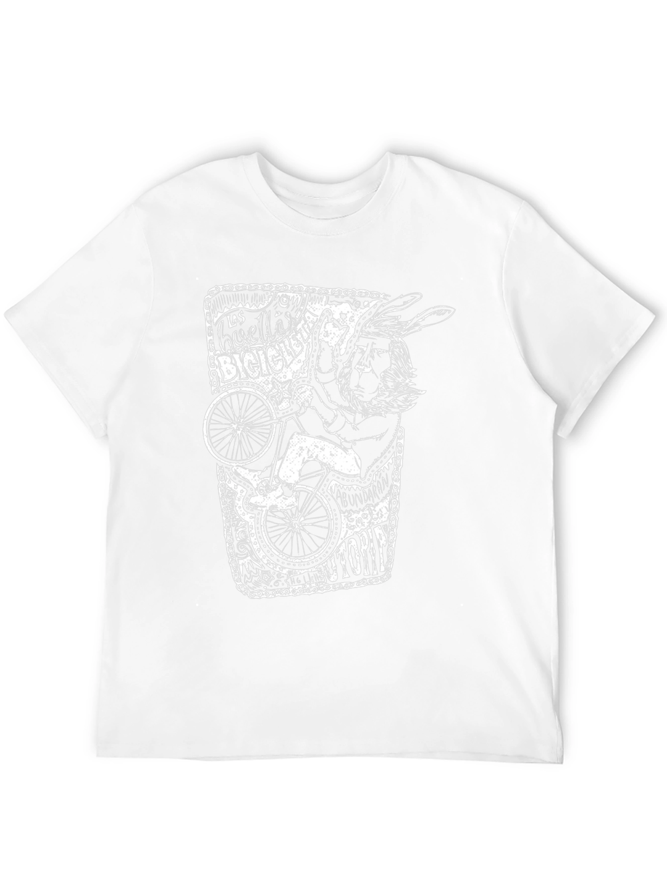 Unique Graphic T-Shirt - Bicycle Art