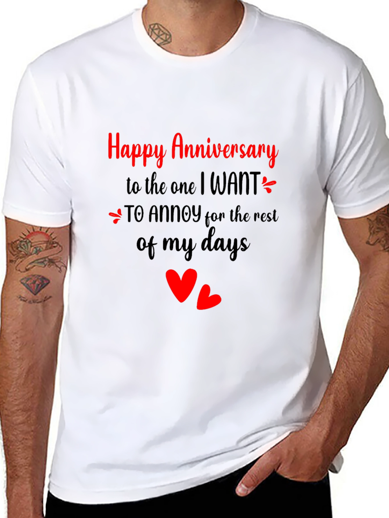 Happy Anniversary T-Shirt - Annoy for Life