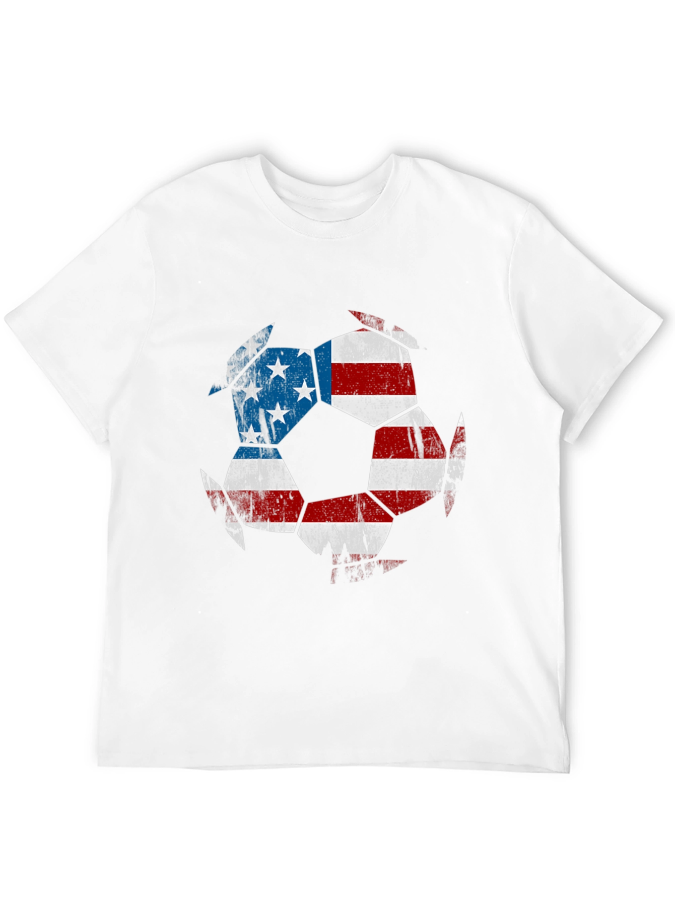 USA Flag Soccer Ball T-Shirt