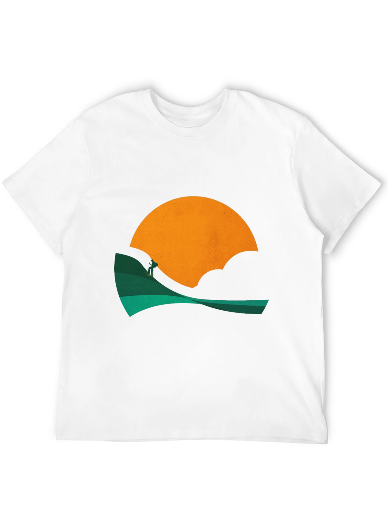 Sunset Hiker Graphic Tee - Black