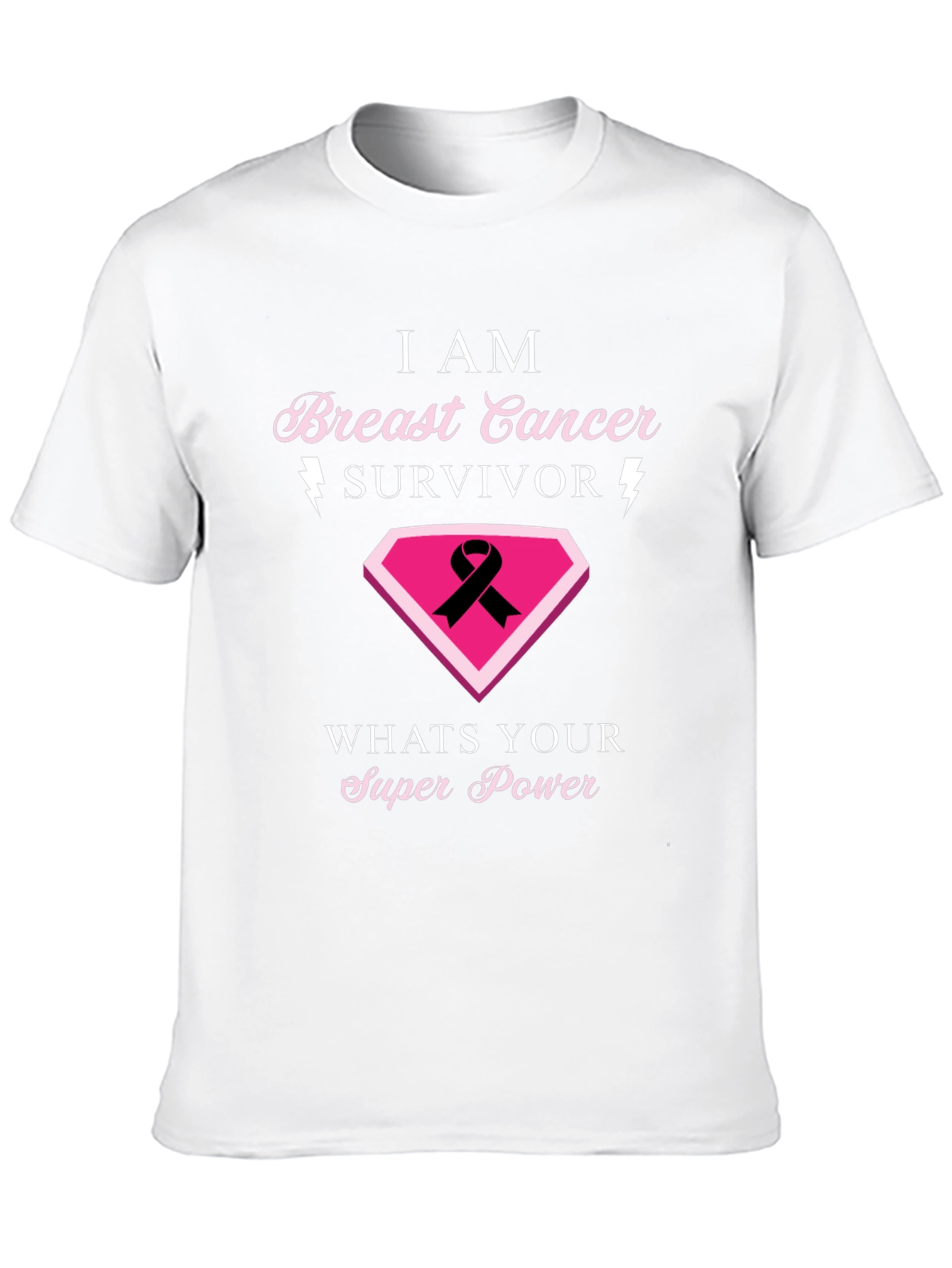 Breast Cancer Survivor Superpower T-Shirt