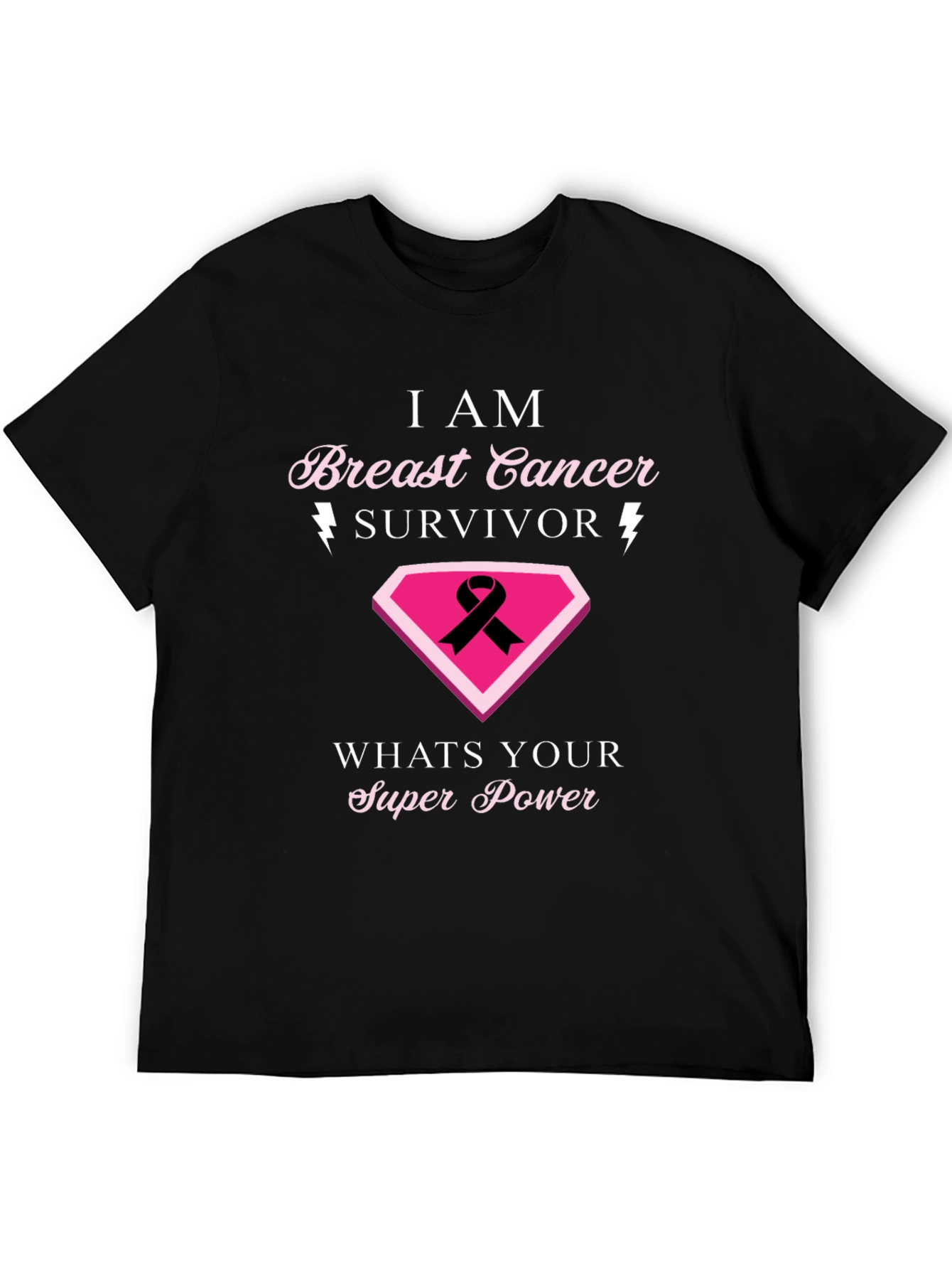 Breast Cancer Survivor Superpower T-Shirt