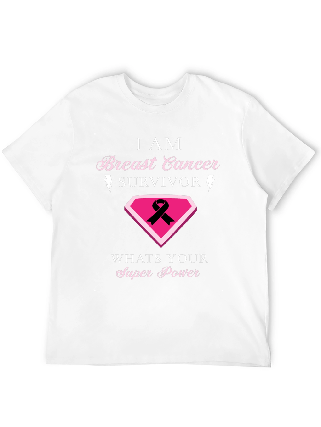 Breast Cancer Survivor Superpower T-Shirt