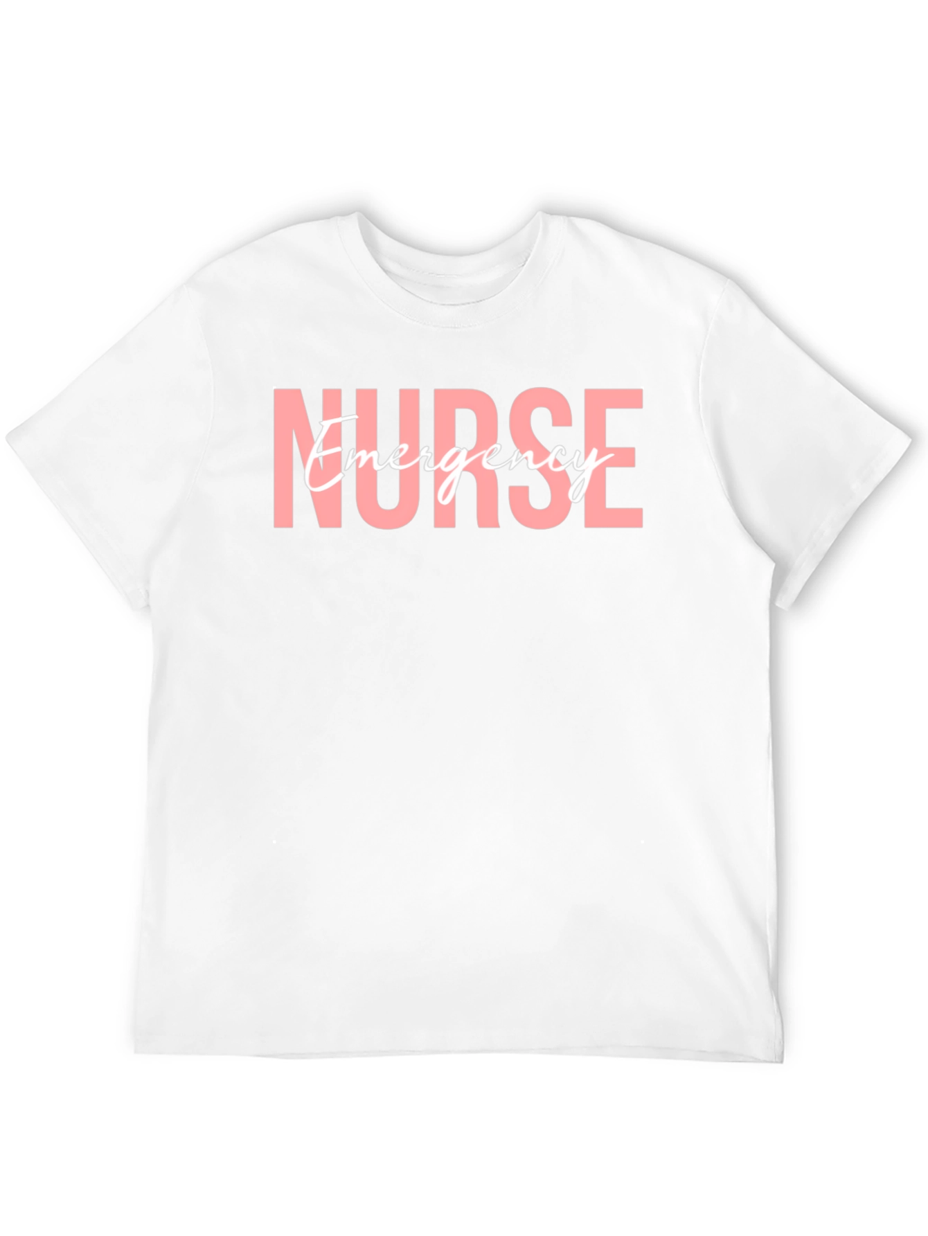 Emergency Nurse Pink Graphic T-Shirt