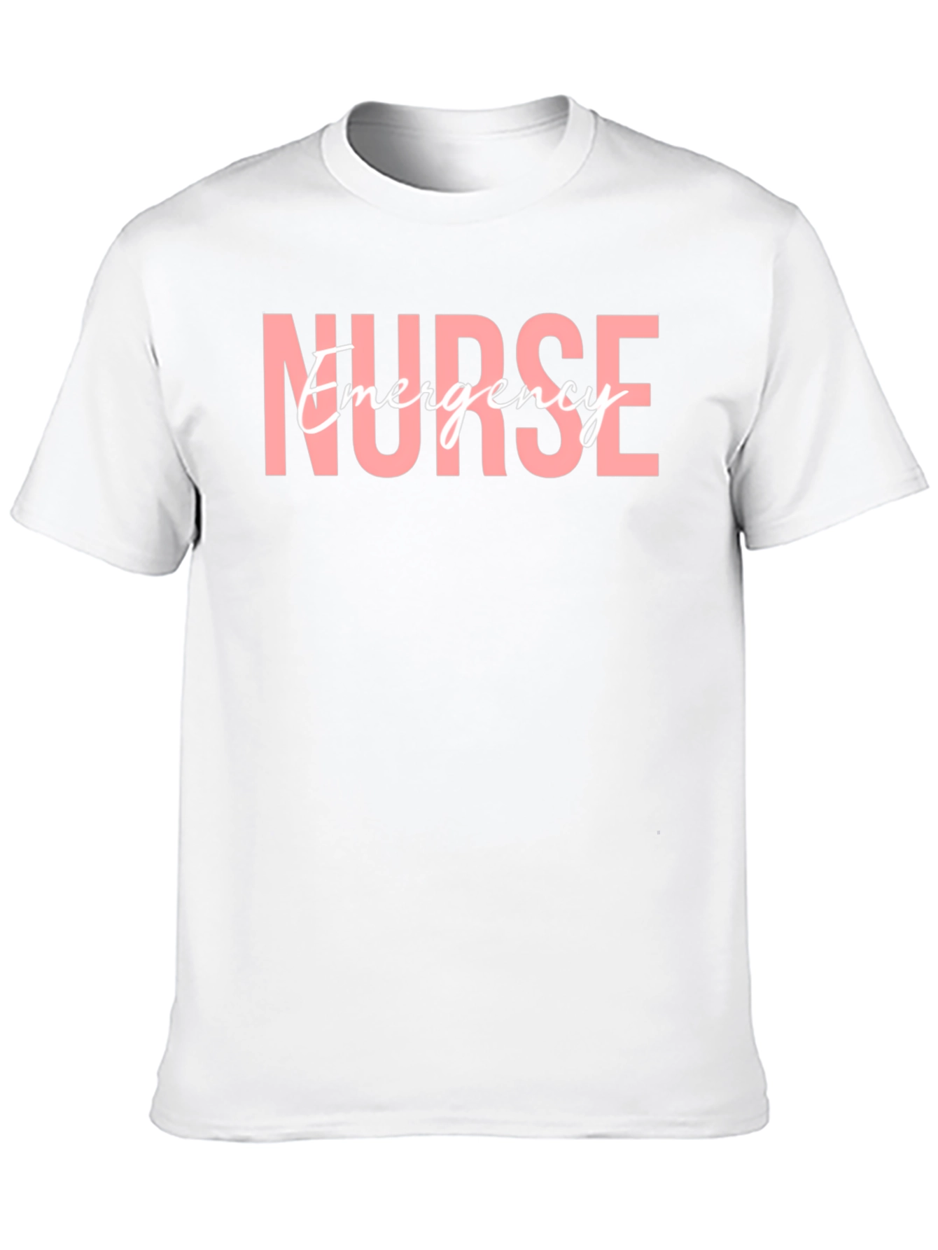 Emergency Nurse Pink Graphic T-Shirt