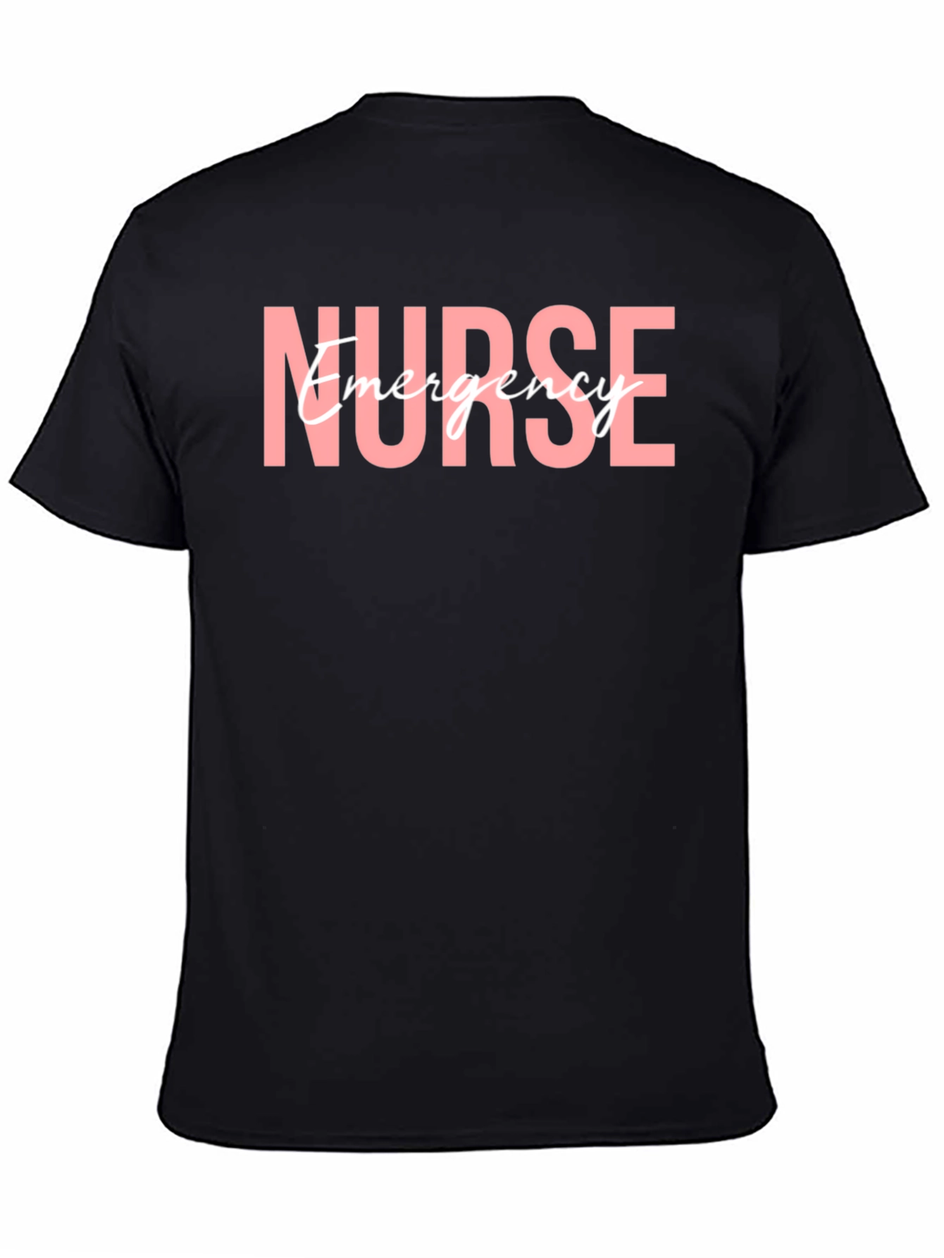 Emergency Nurse Pink Graphic T-Shirt