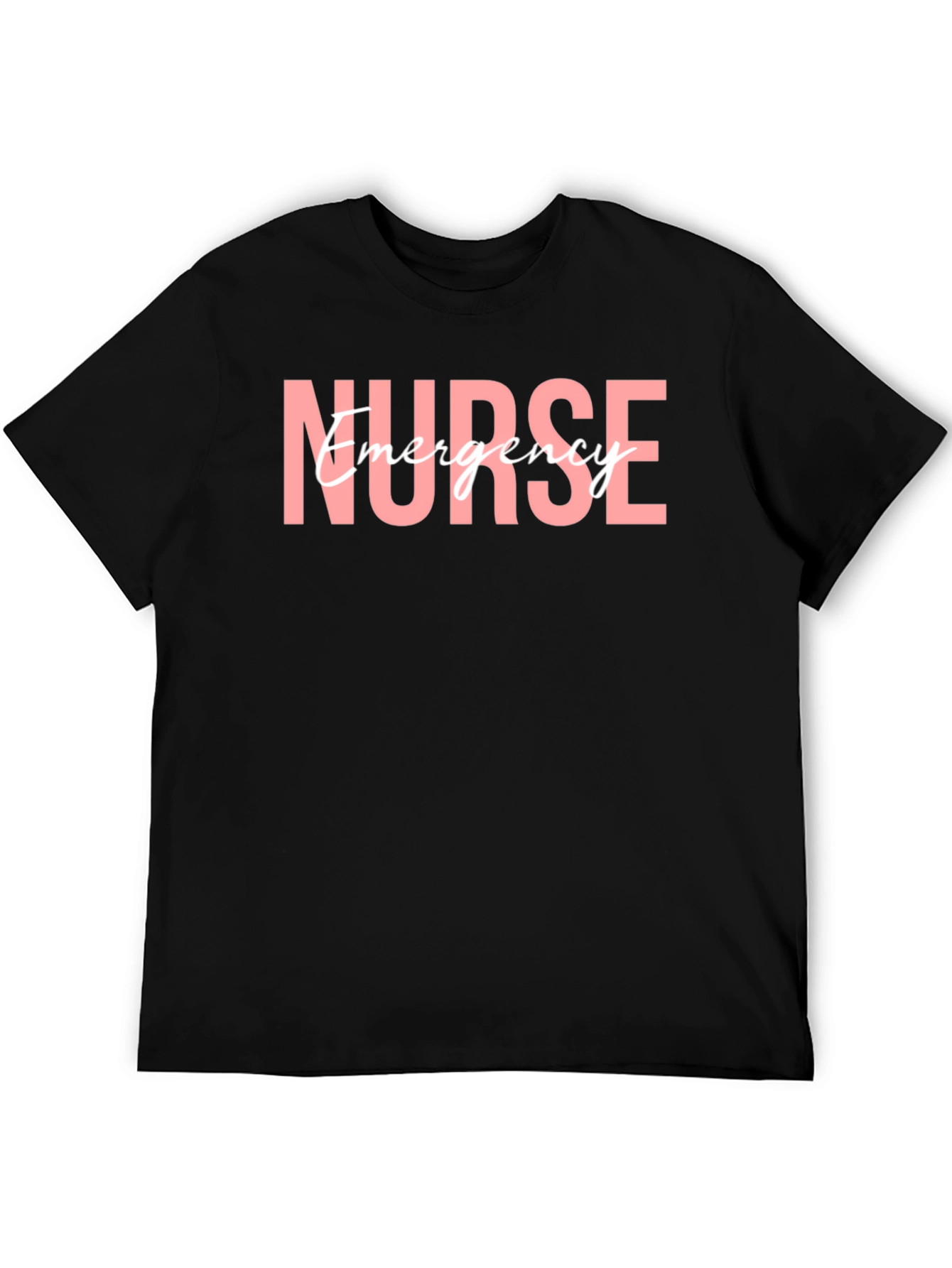 Emergency Nurse Pink Graphic T-Shirt