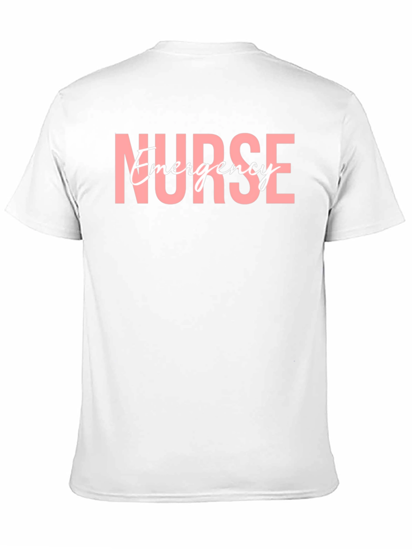 Emergency Nurse Pink Graphic T-Shirt