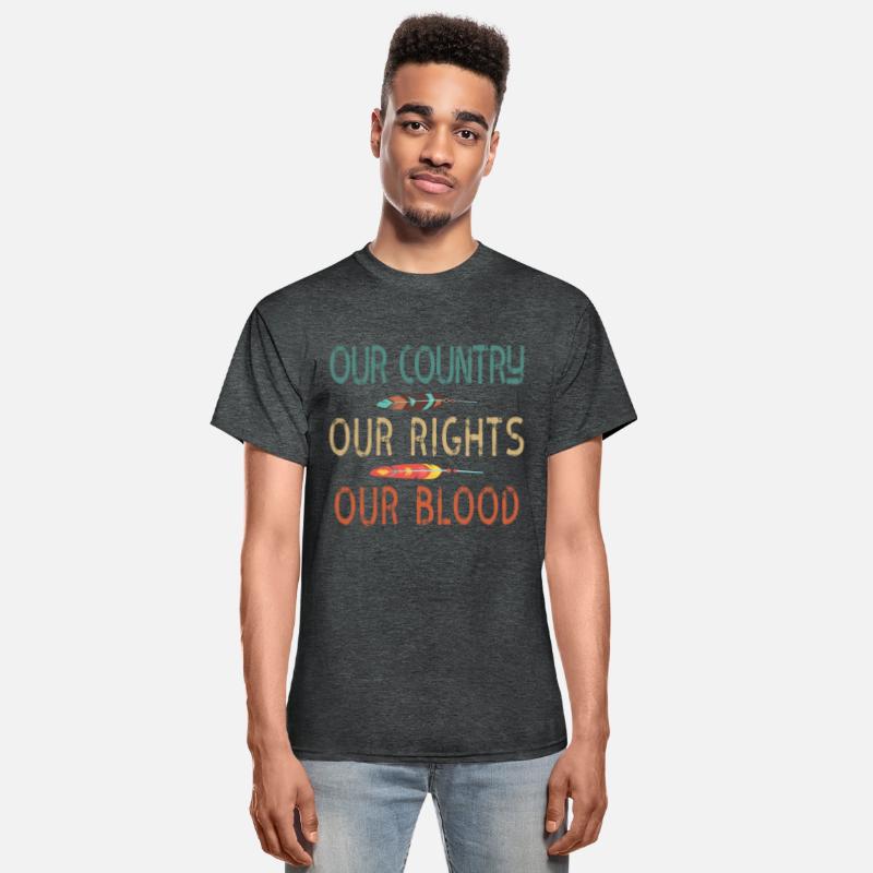 Native American T-Shirt - Our Country, Our Rights.