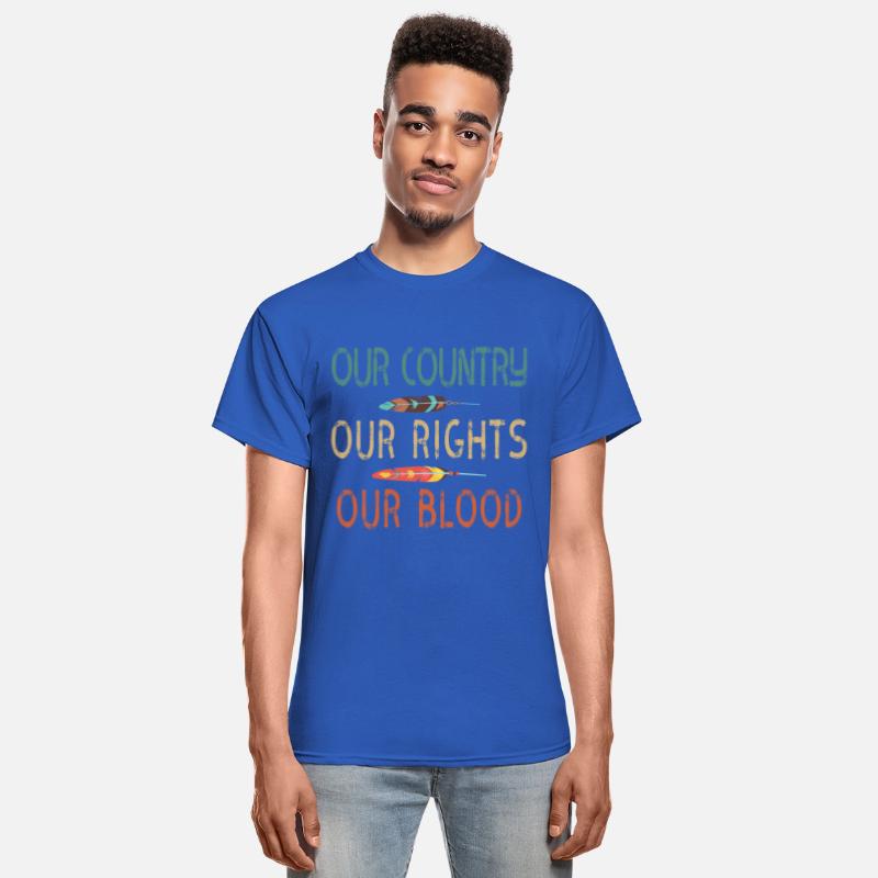 Native American T-Shirt - Our Country, Our Rights.