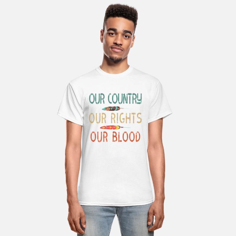 Native American T-Shirt - Our Country, Our Rights.