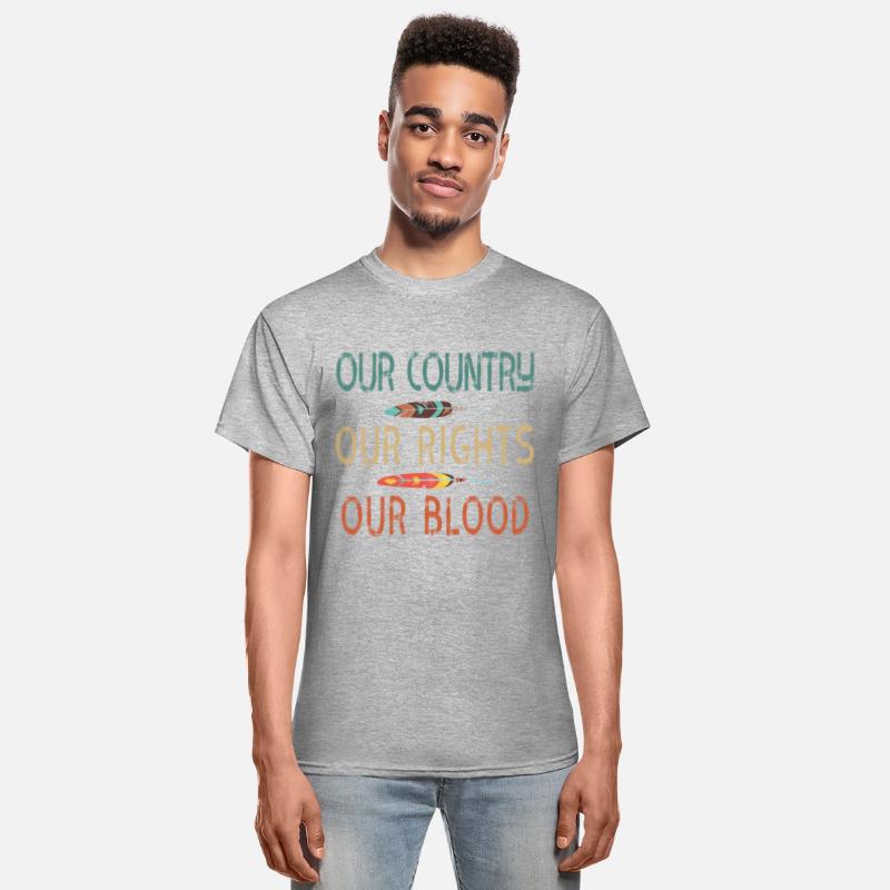 Native American T-Shirt - Our Country, Our Rights.