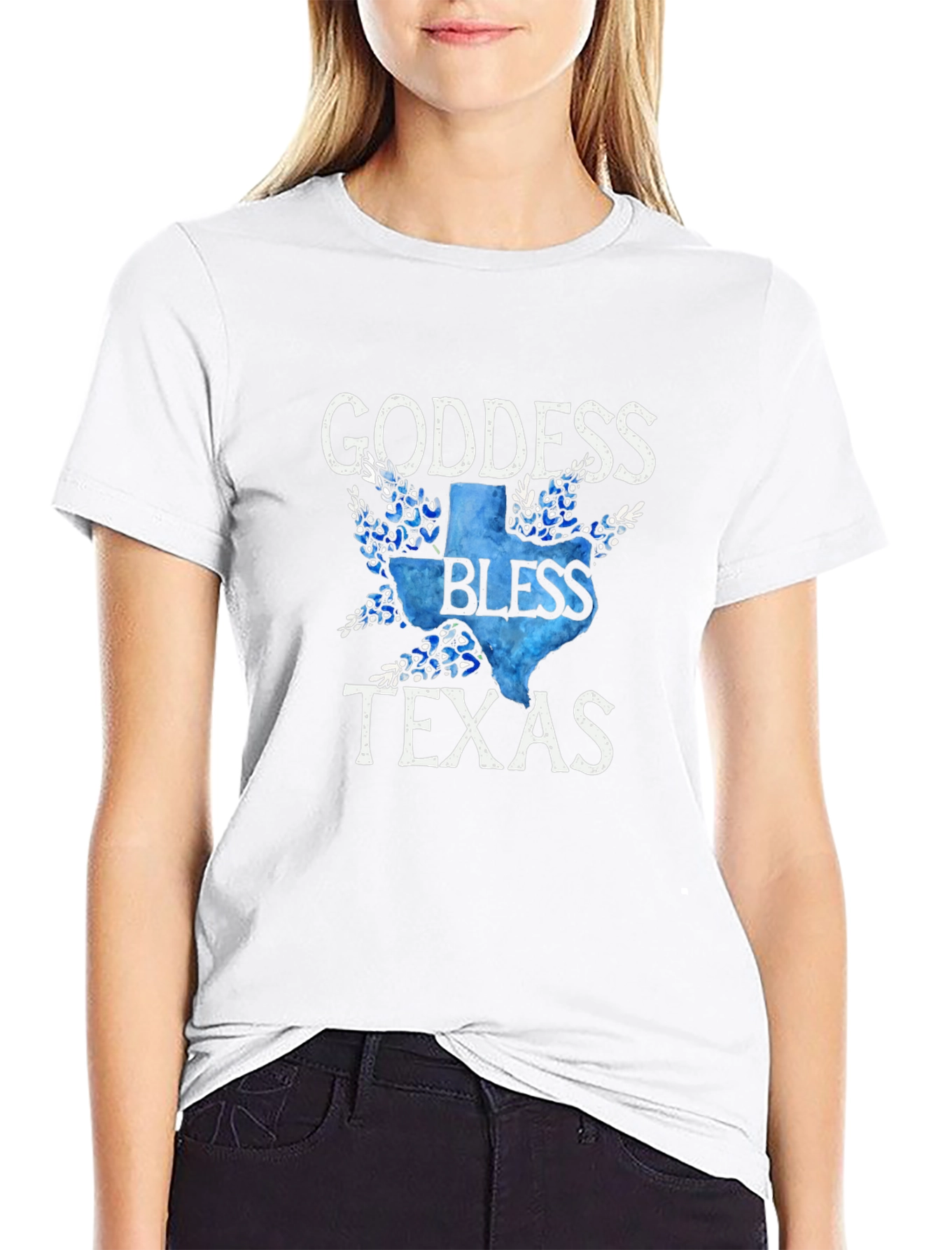 Goddess Bless Texas T-Shirt