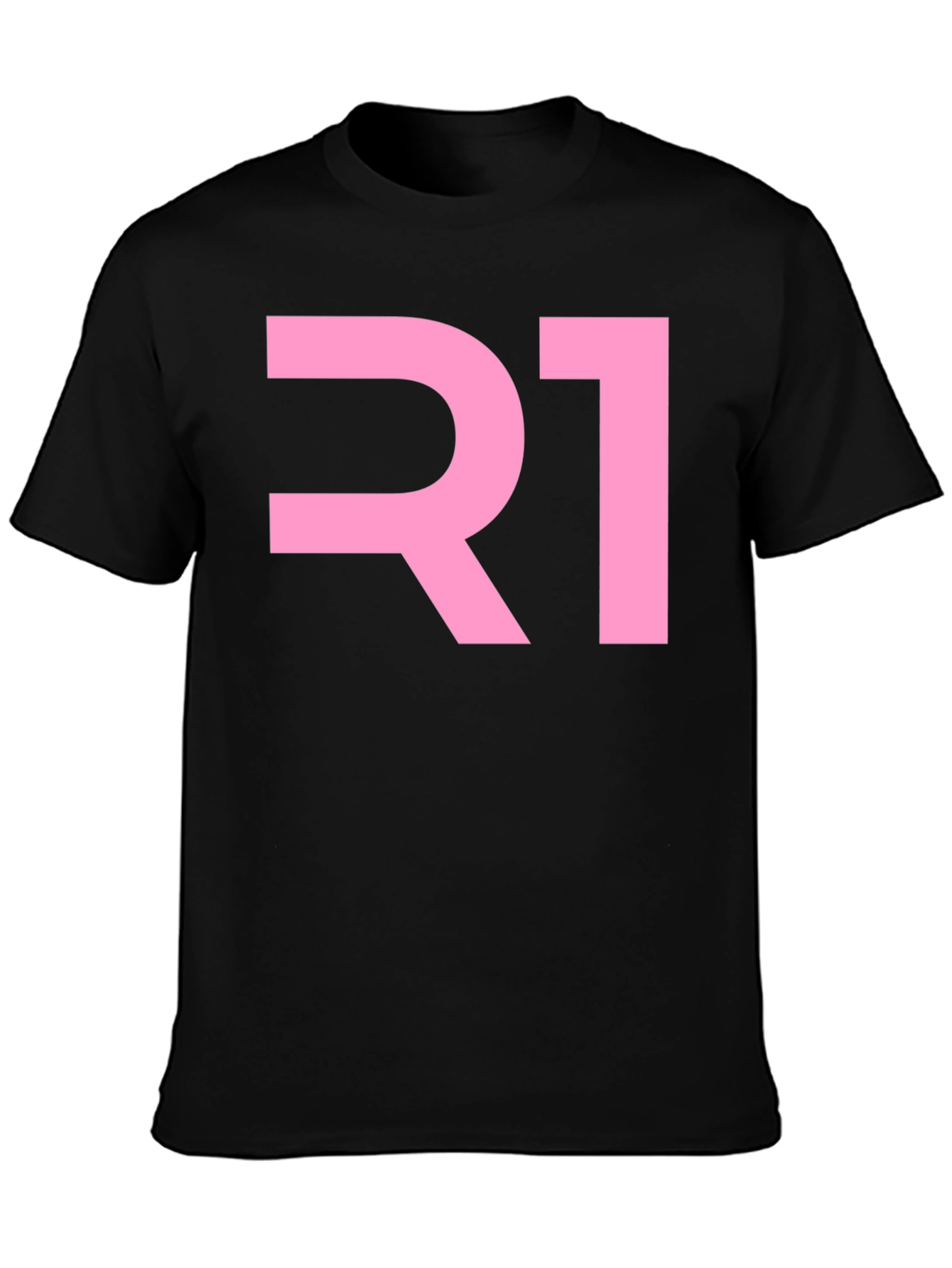 Pink R1 Graphic Tee - Mens Black T-Shirt