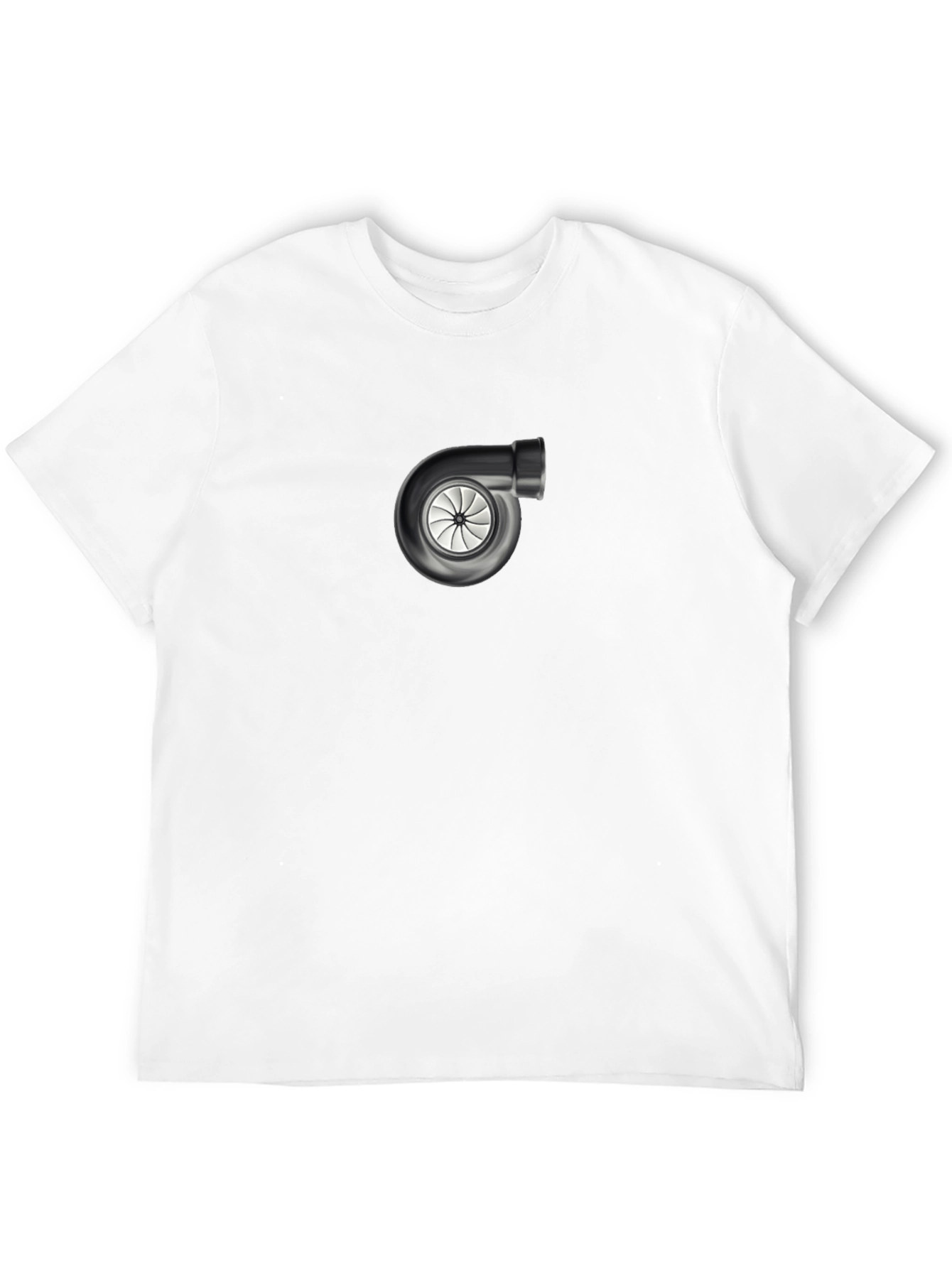 Turbocharged Style: Black Graphic Tee