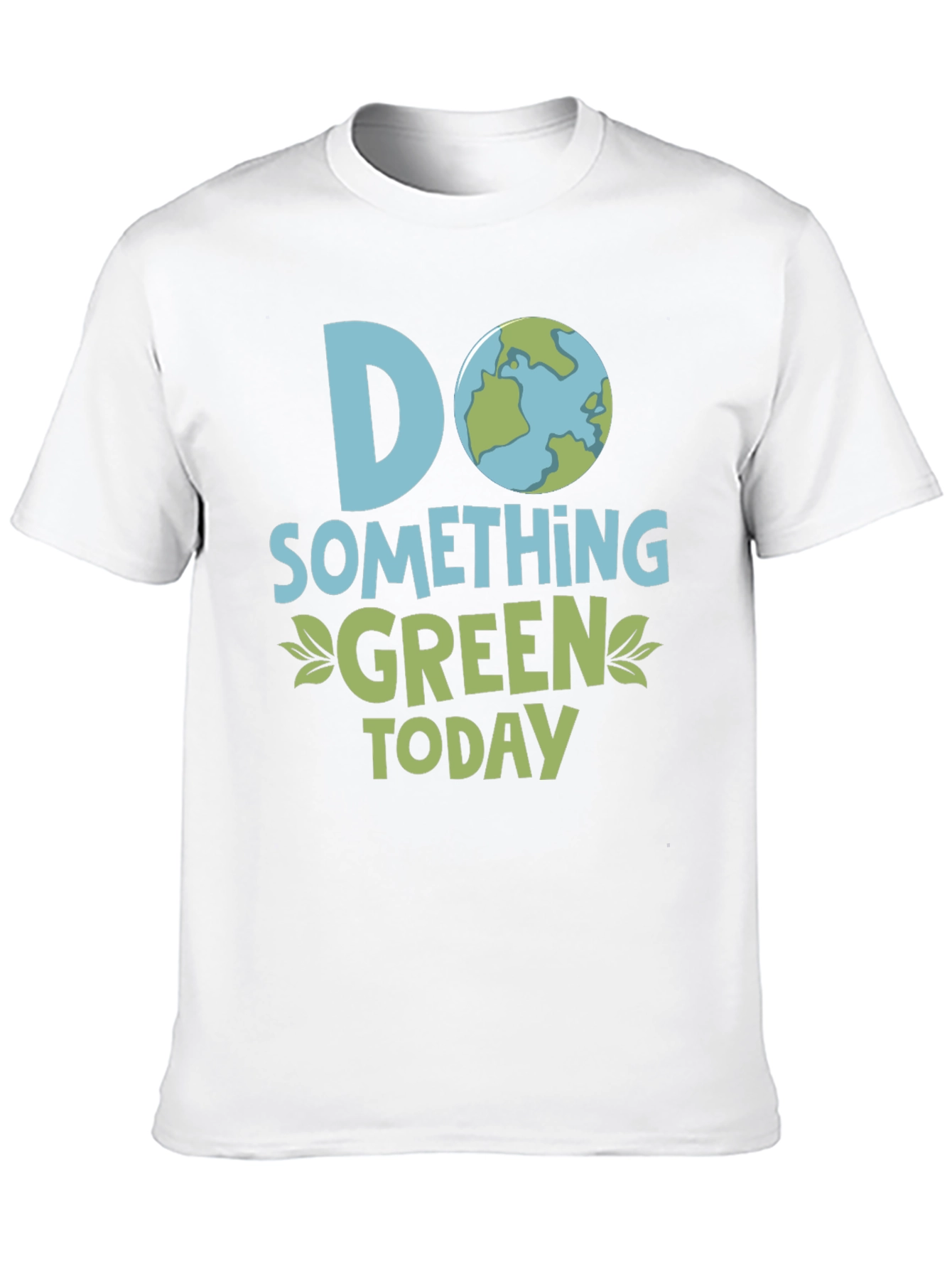 Eco-Friendly Do Something Green Graphic T-Shirt