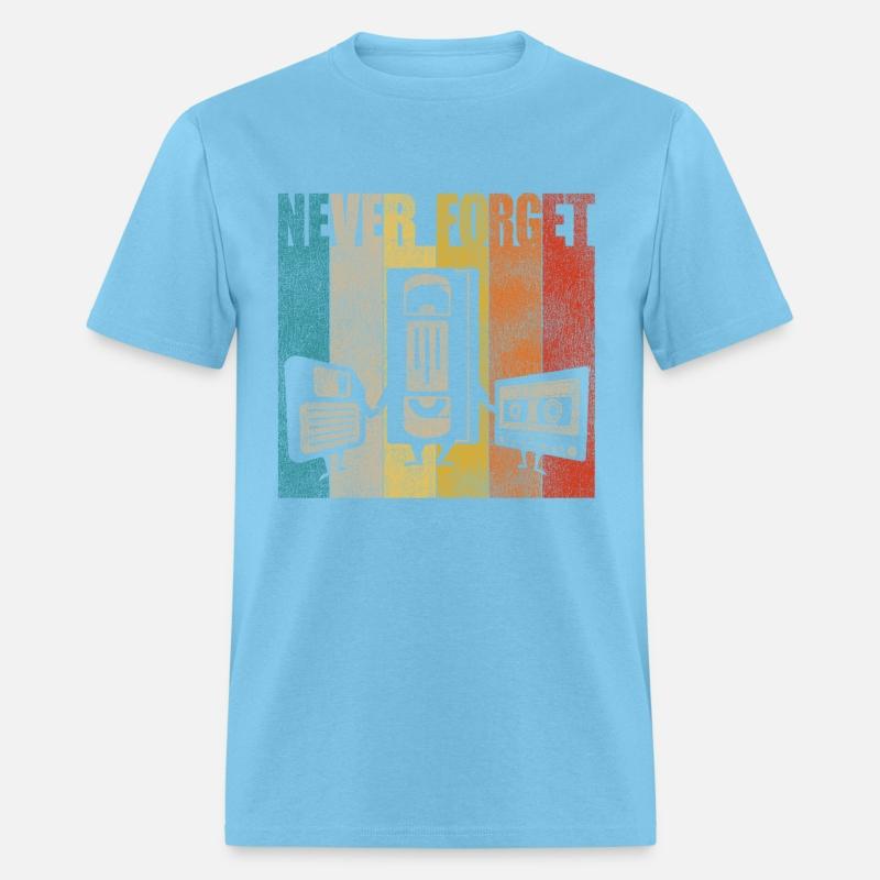 Never Forget Floppy Disk VHS and Cassette Tapes