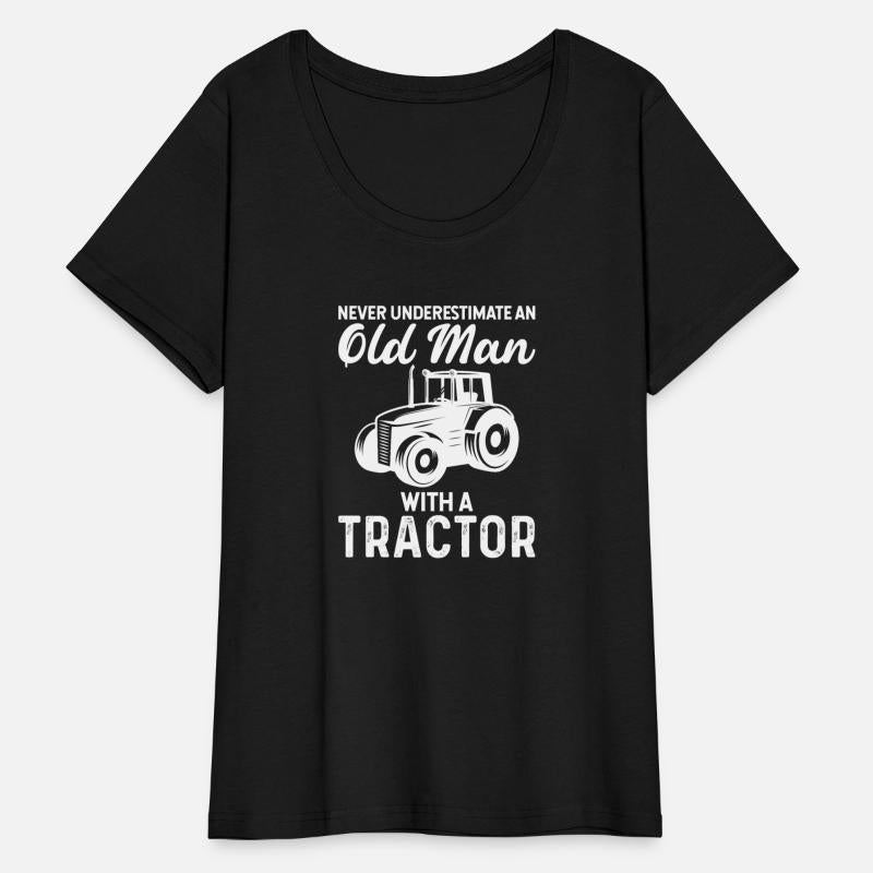 Never Underestimate An Old Man With A Tractor