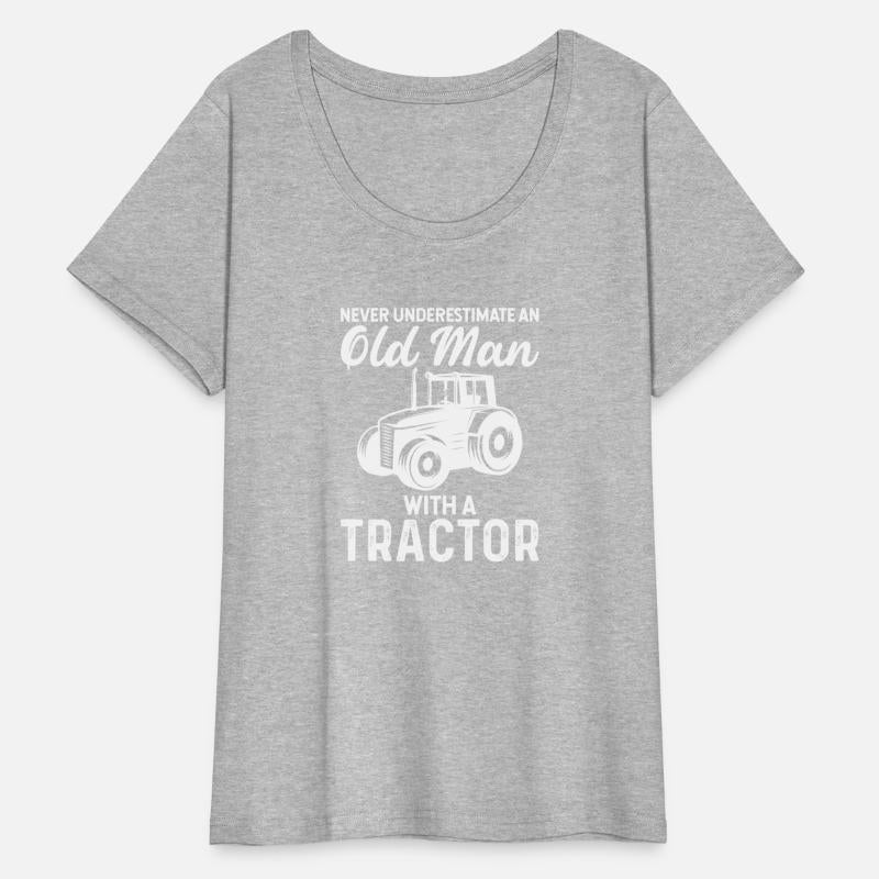 Never Underestimate An Old Man With A Tractor