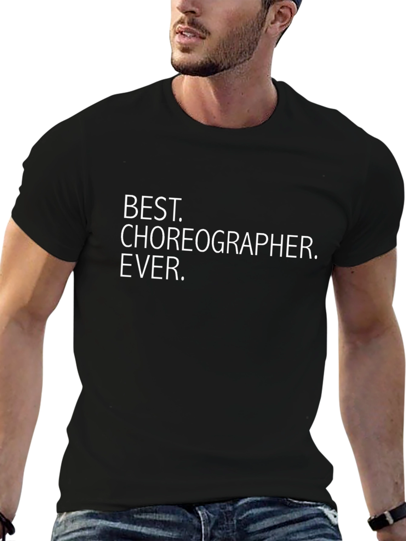 Best Choreographer Ever T-Shirt Black Crew Neck