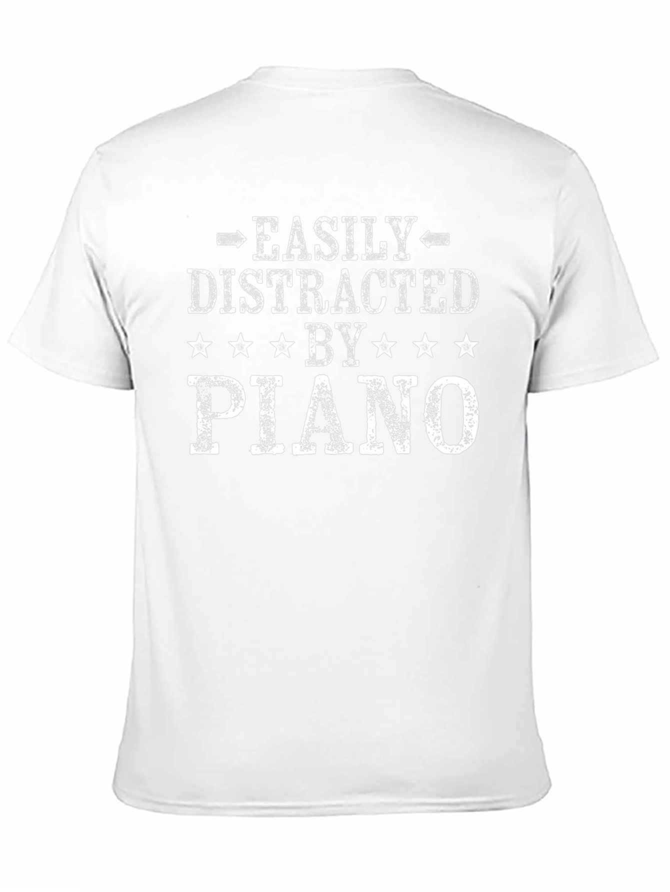 Easily Distracted By Piano T-Shirt - Musician Tee