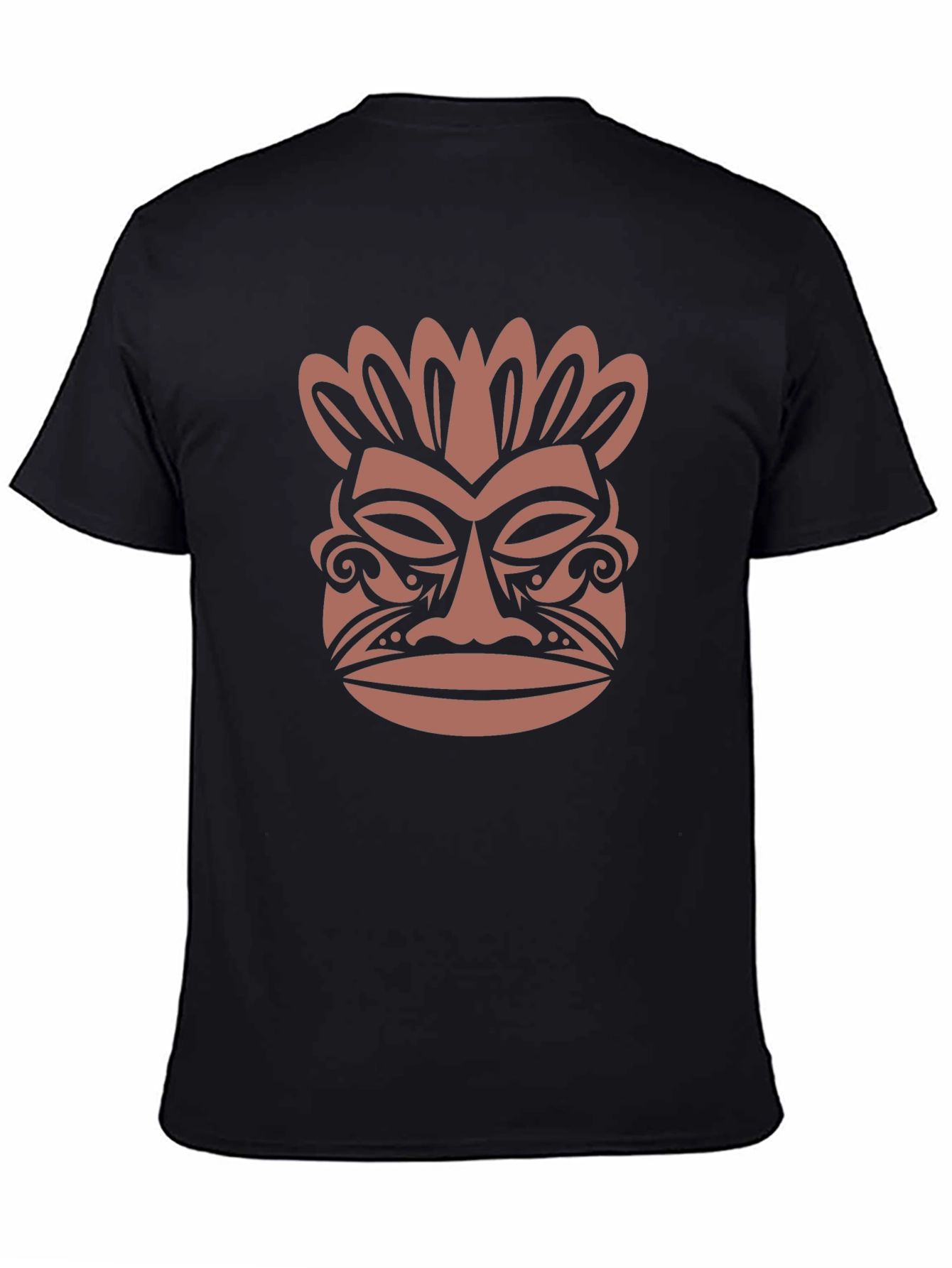 Tribal Mask Graphic Tee - Stylish & Unique Design