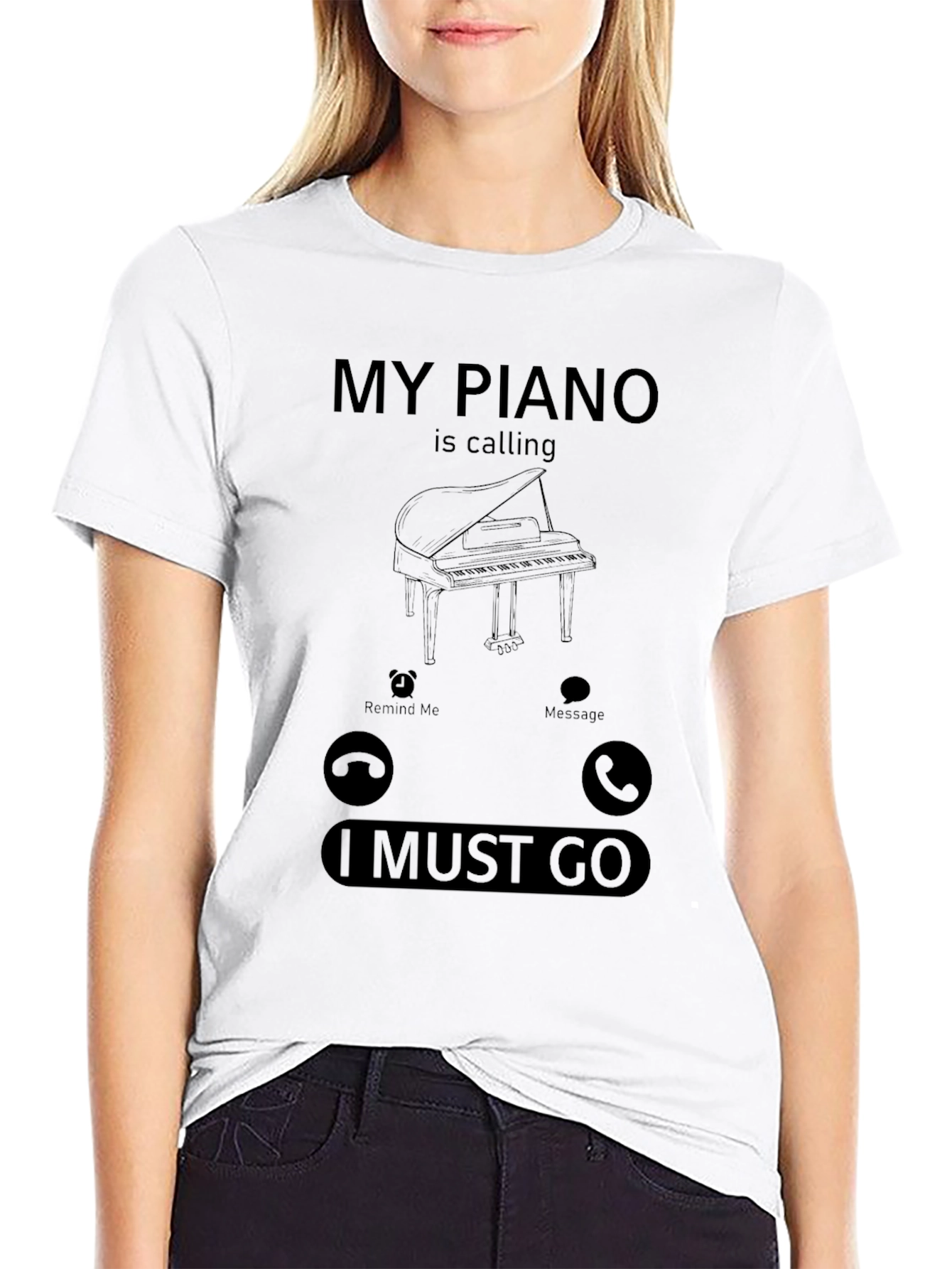 My Piano Is Calling T-Shirt